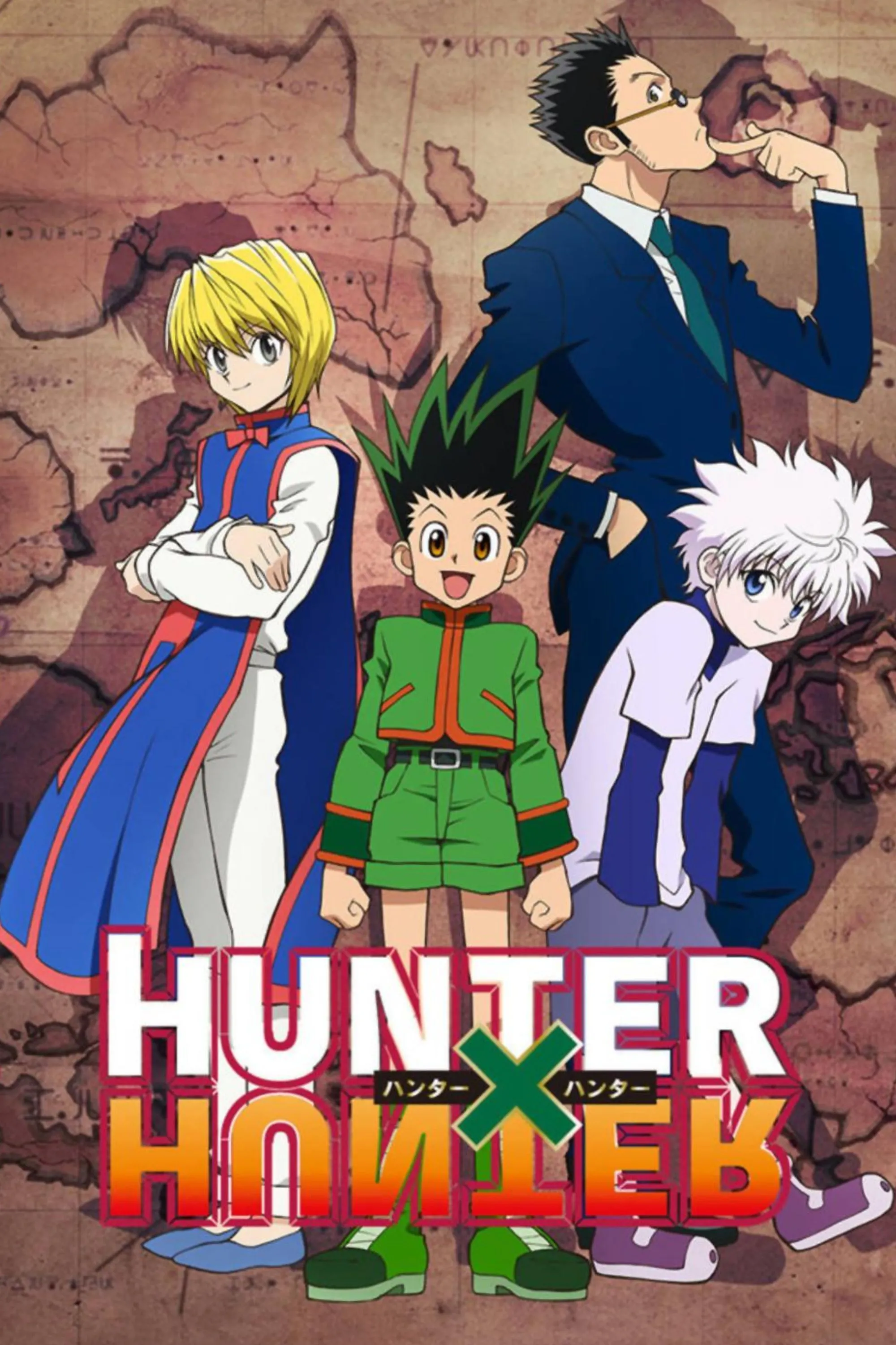 Ảnh bìa anime Hunter x Hunter (phiên bản 2011), series phiêu lưu về thế giới Thợ Săn.