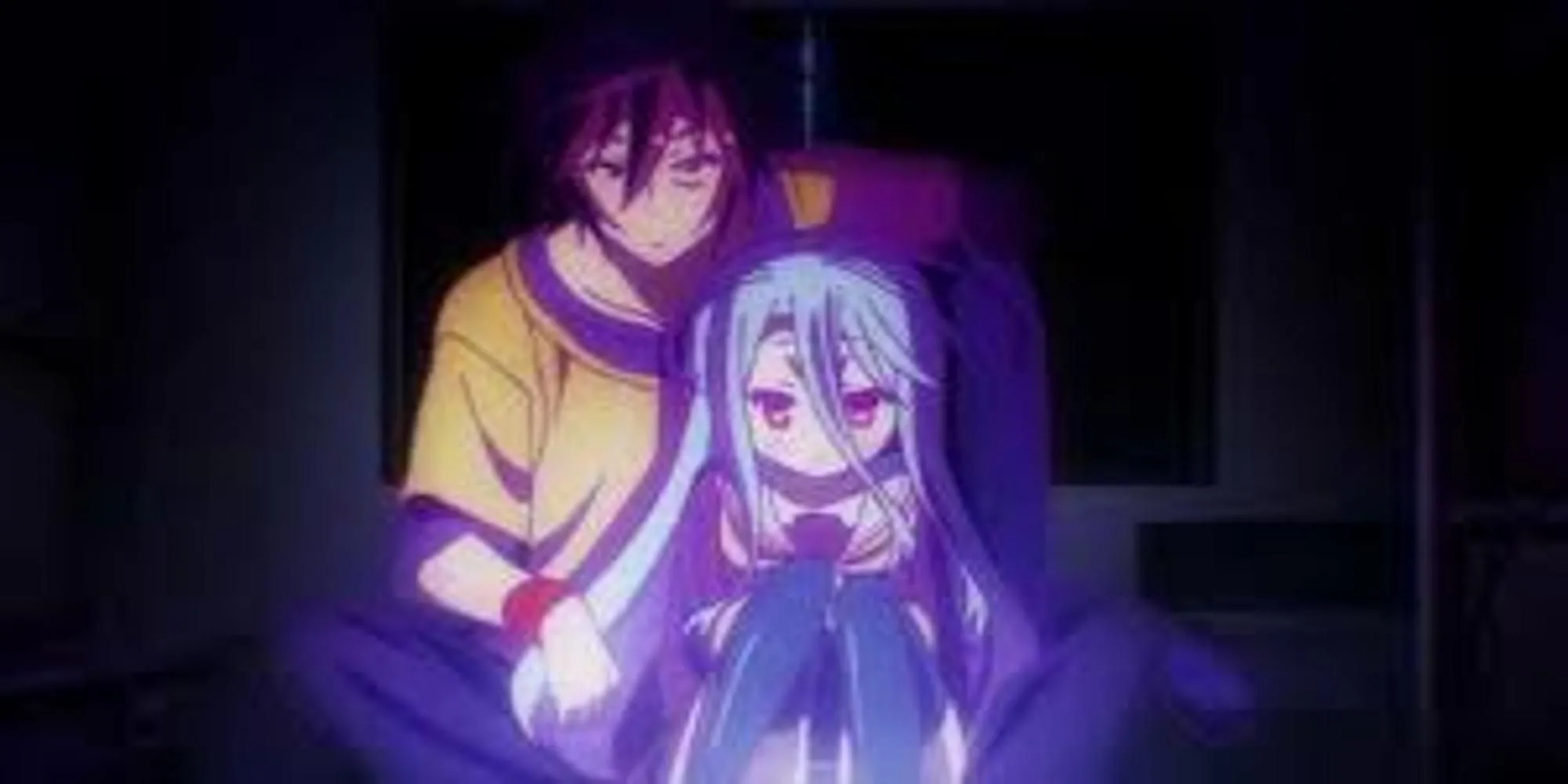 Anh em Sora và Shiro trong thế giới trò chơi Disboard của anime No Game No Life