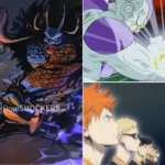 Ảnh minh họa một số trận chiến kéo dài trong các bộ anime nổi tiếng với nhiều tập phim.