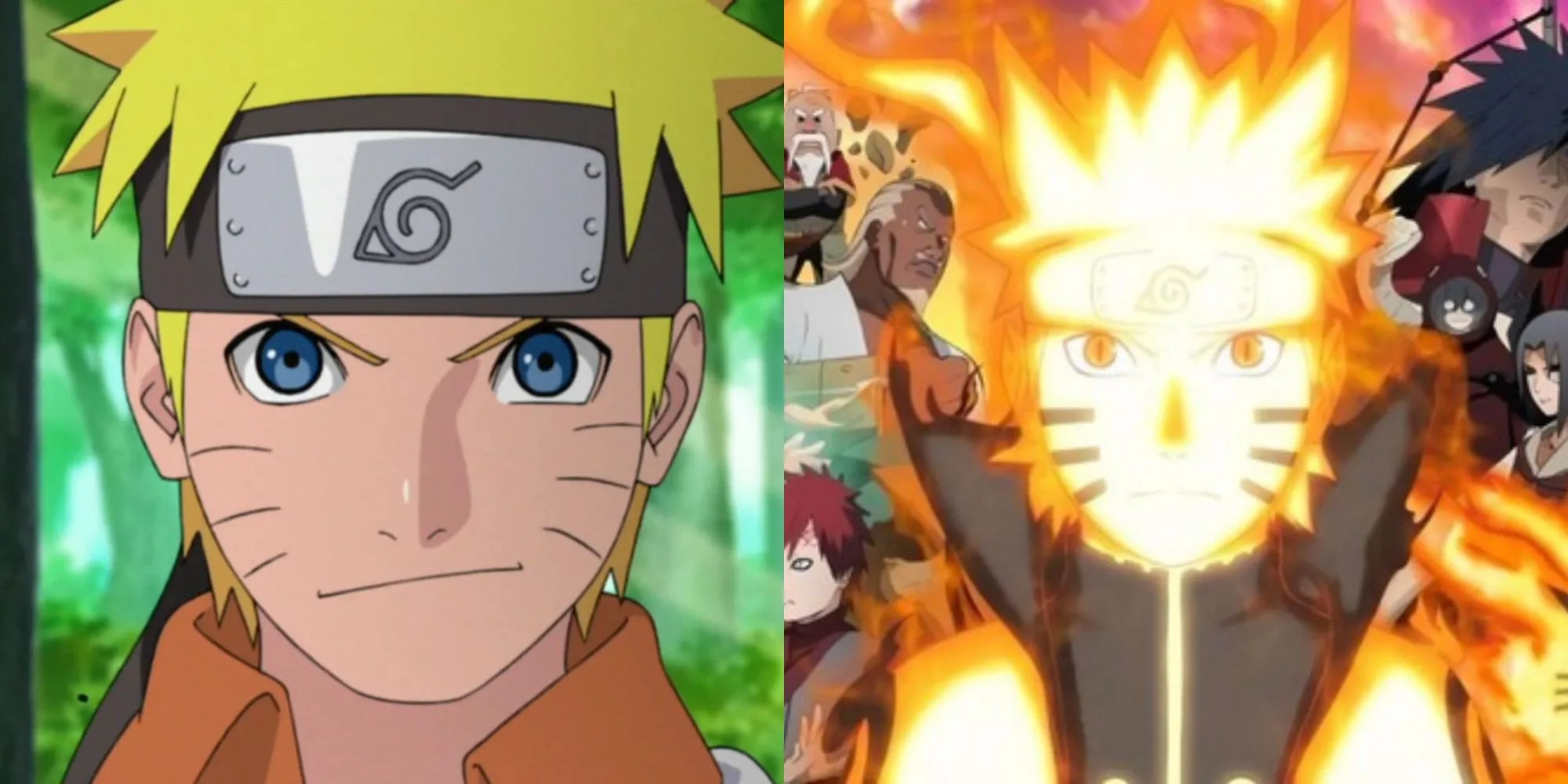 Ảnh quảng bá anime Naruto và Naruto Shippuden, kể về hành trình trở thành Hokage.