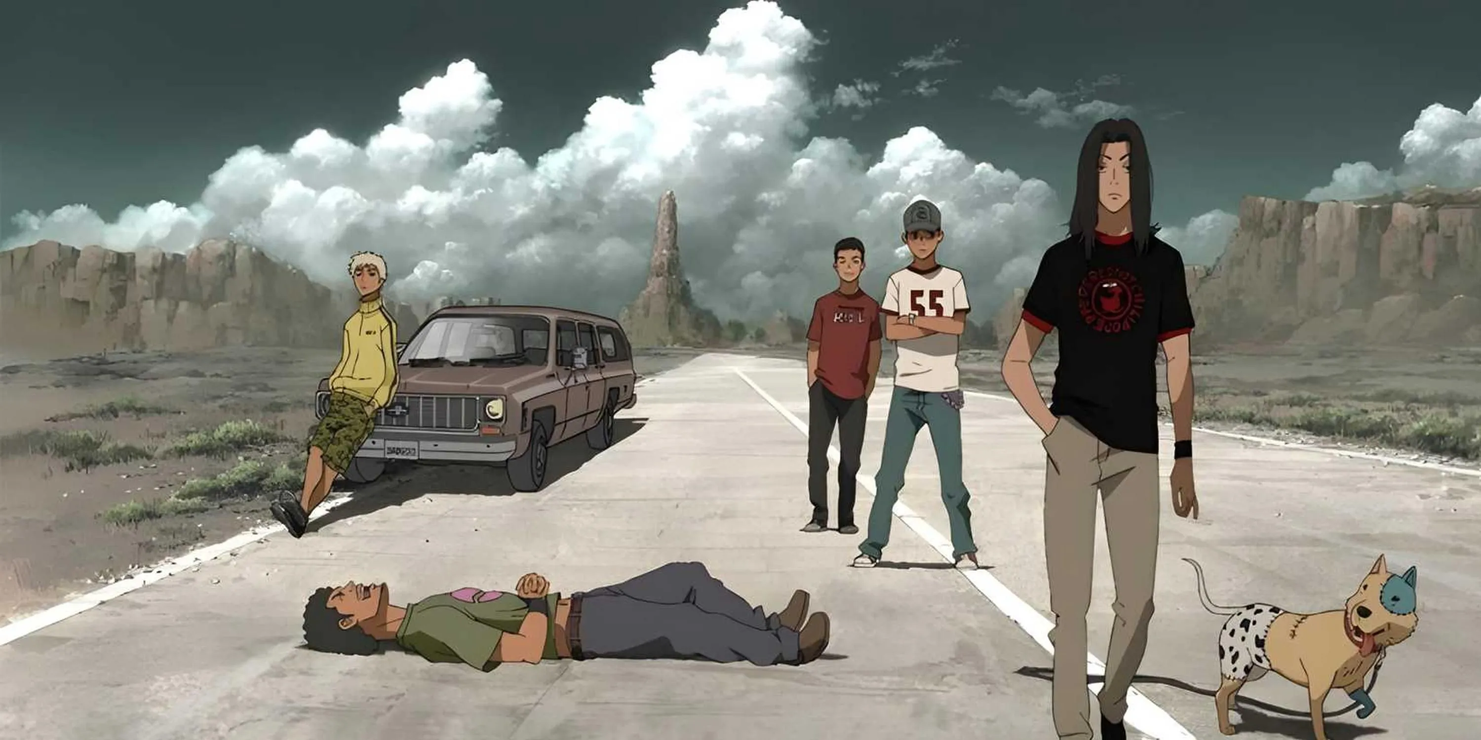 Anime Beck: Mongolian Chop Squad hình ảnh ban nhạc indie BECK đang biểu diễn