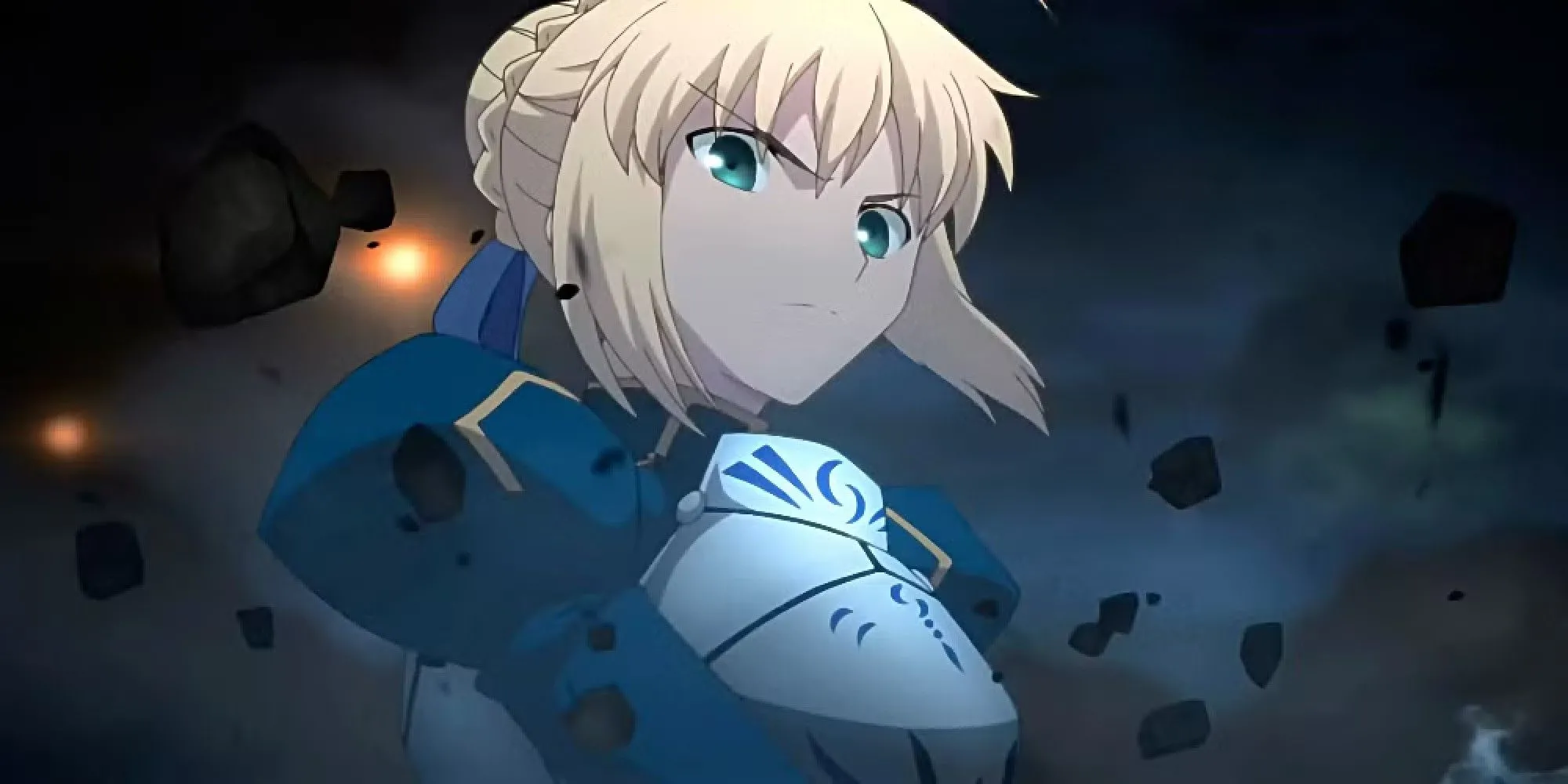 Artoria Pendragon, Servant Saber với Excalibur trong Fate/stay night