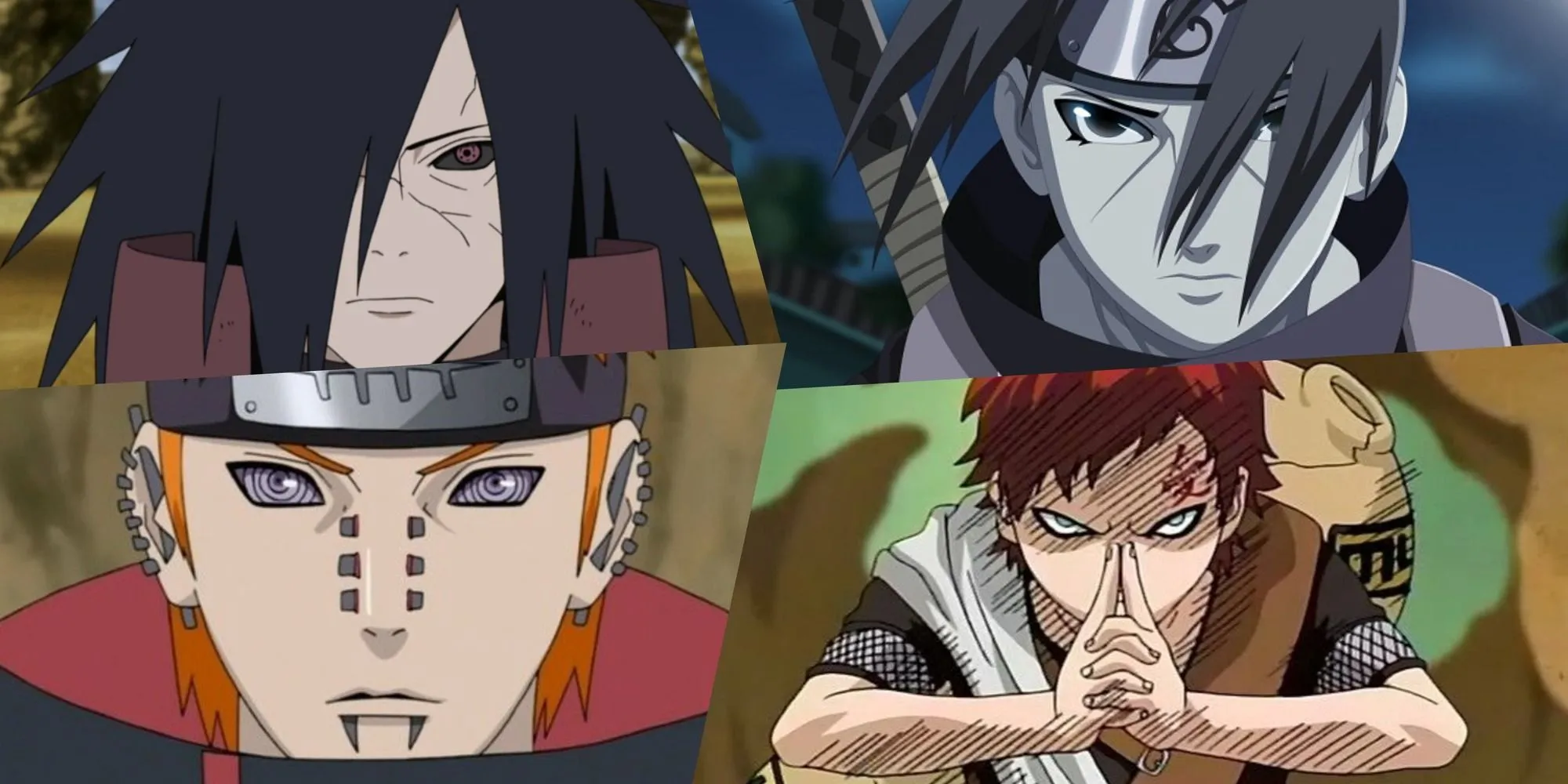 Các nhân vật phản diện Naruto: Madara, Pain, Itachi, Gaara