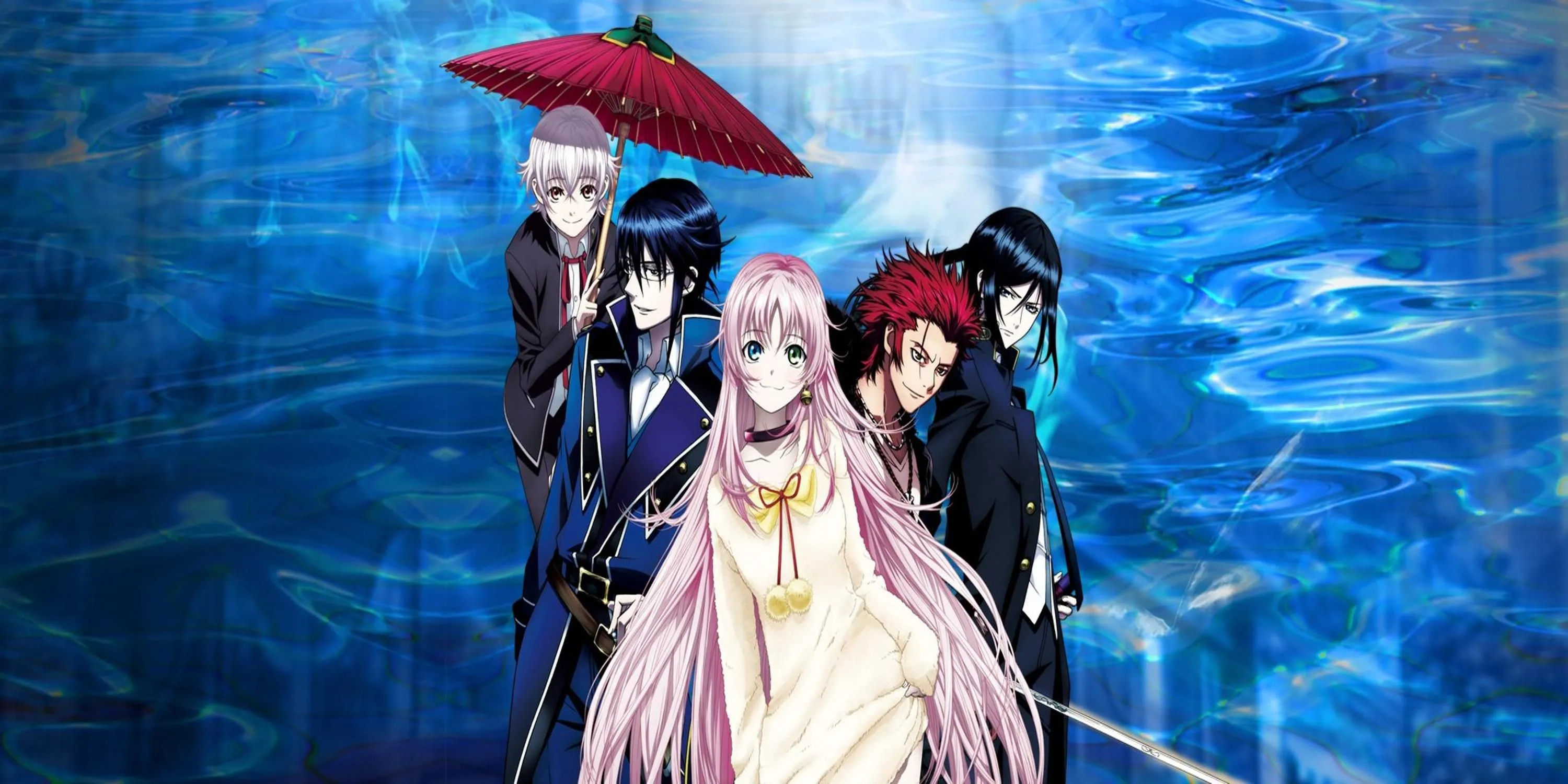 Các thành viên của Red Clan HOMRA trong series anime K
