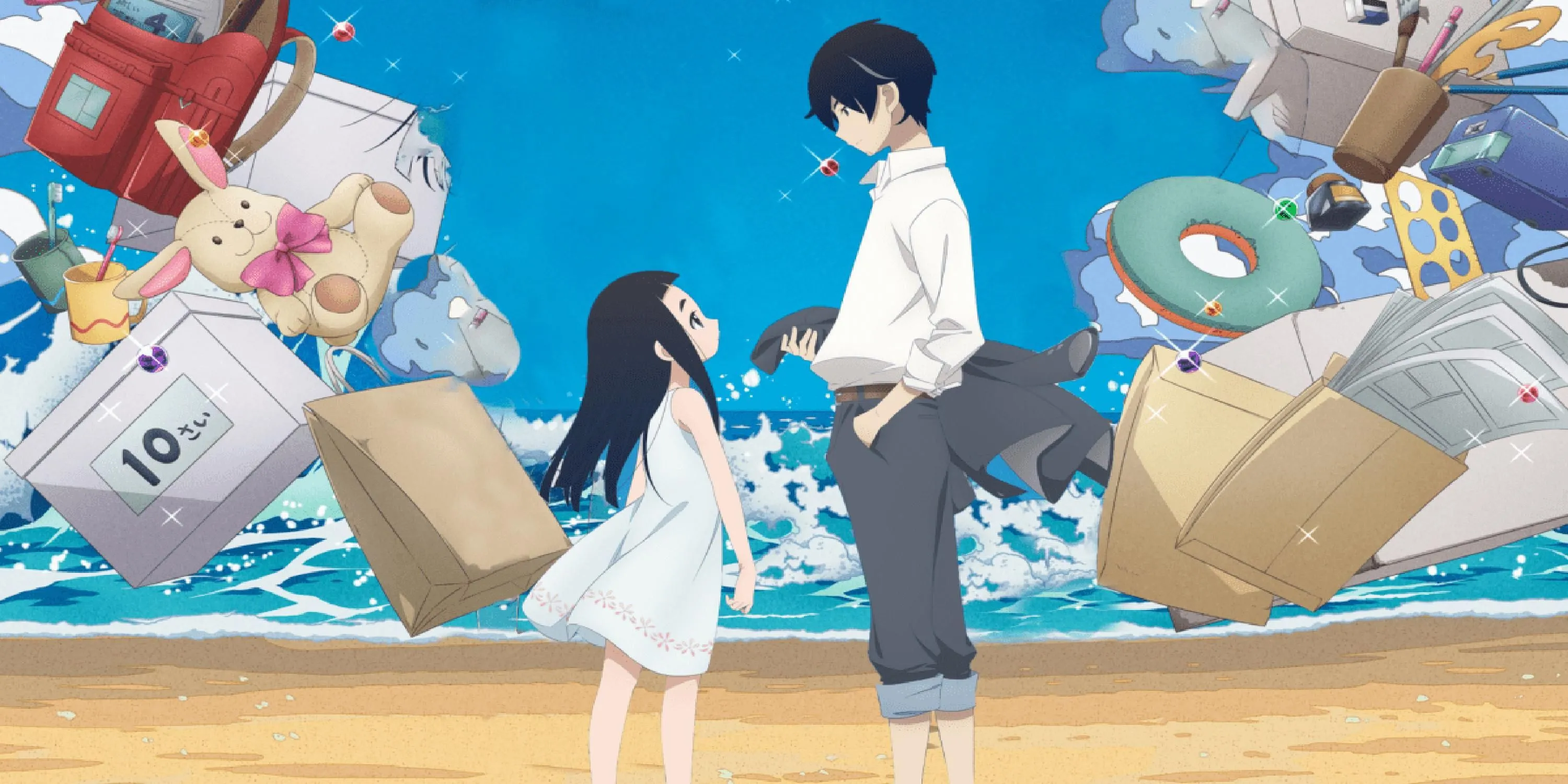 Cha con Kakushi và Hime, minh họa mối quan hệ độc đáo và bí mật của người cha đơn thân trong anime Kakushigoto.
