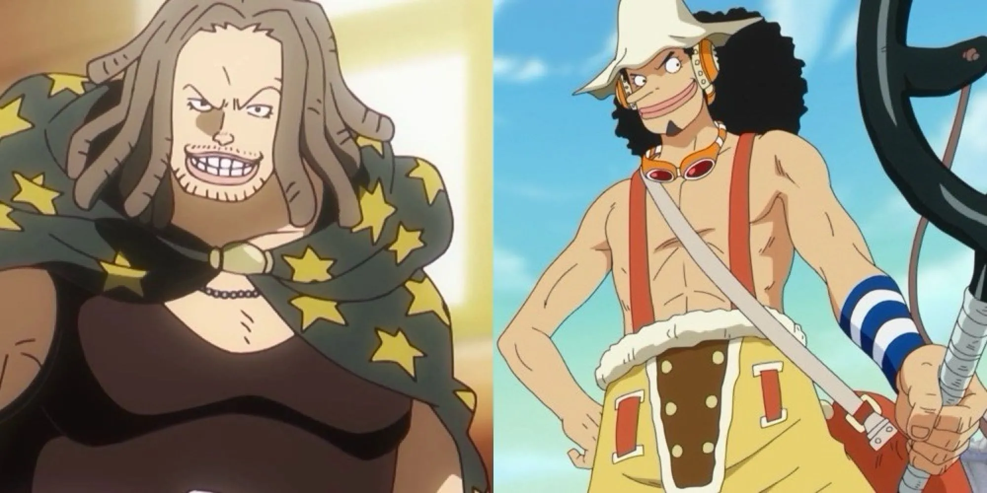 Cha con Yasopp của băng Tóc Đỏ và Usopp của băng Mũ Rơm trong One Piece