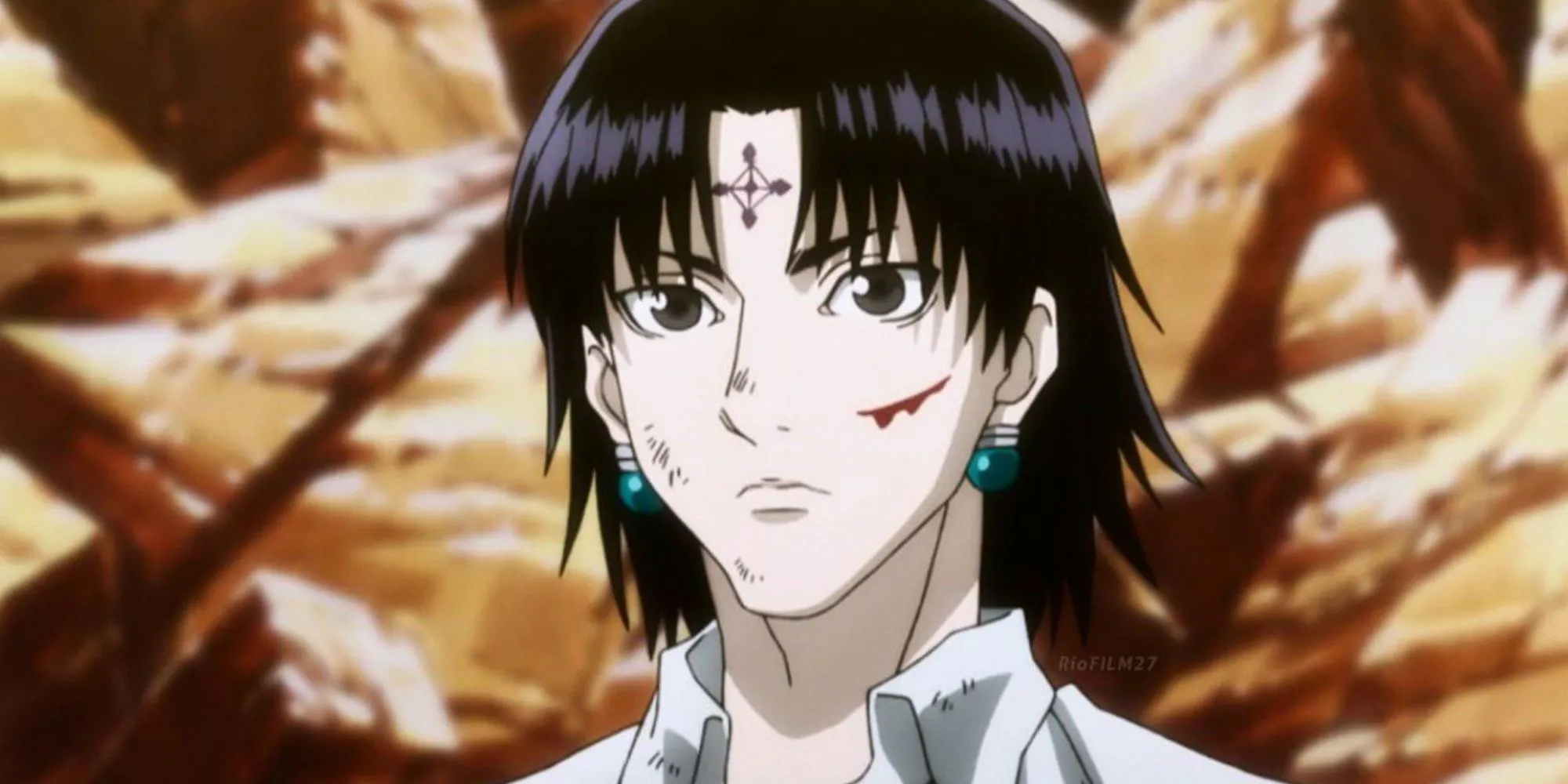 Chrollo Lucilfer, thủ lĩnh Băng Ryodan, thể hiện sự phức tạp của một phản diện trong Hunter x Hunter