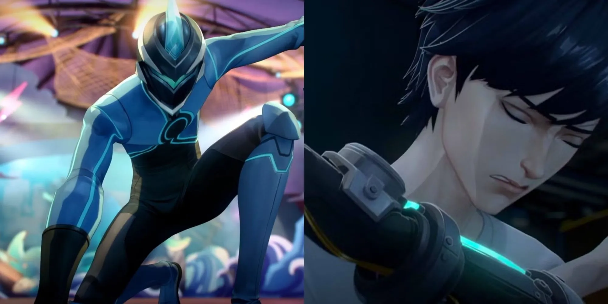 E-Soul, nhân vật xếp hạng 9 trong To Be Hero X, sử dụng khả năng điện từ để tấn công kẻ thù.