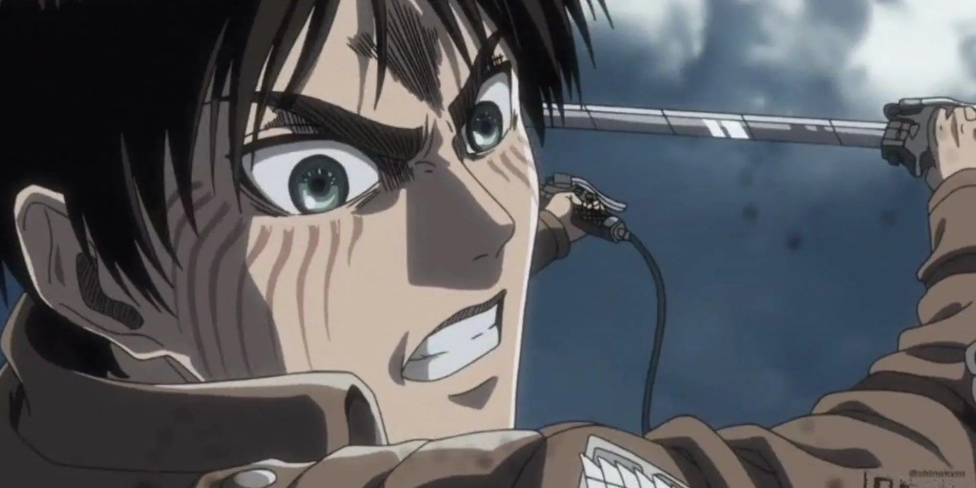 Eren Jaeger trong hình dạng Titan Thủy Tổ