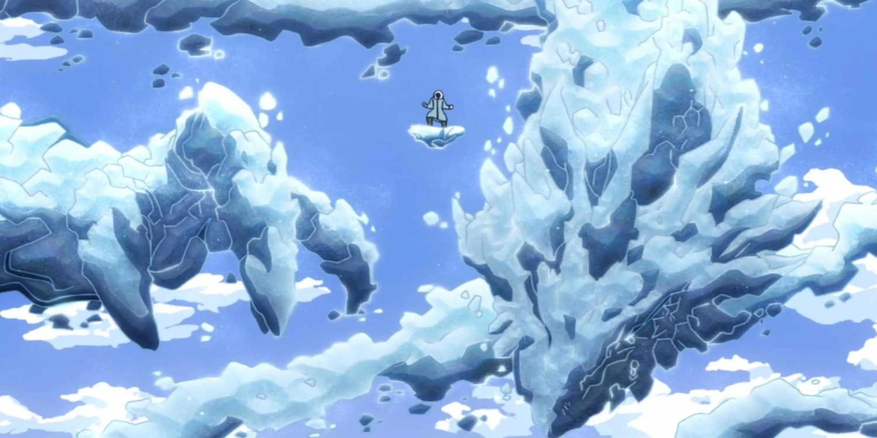 Geten sử dụng Quirk Ice Ply ở quy mô lớn trong My Hero Academia