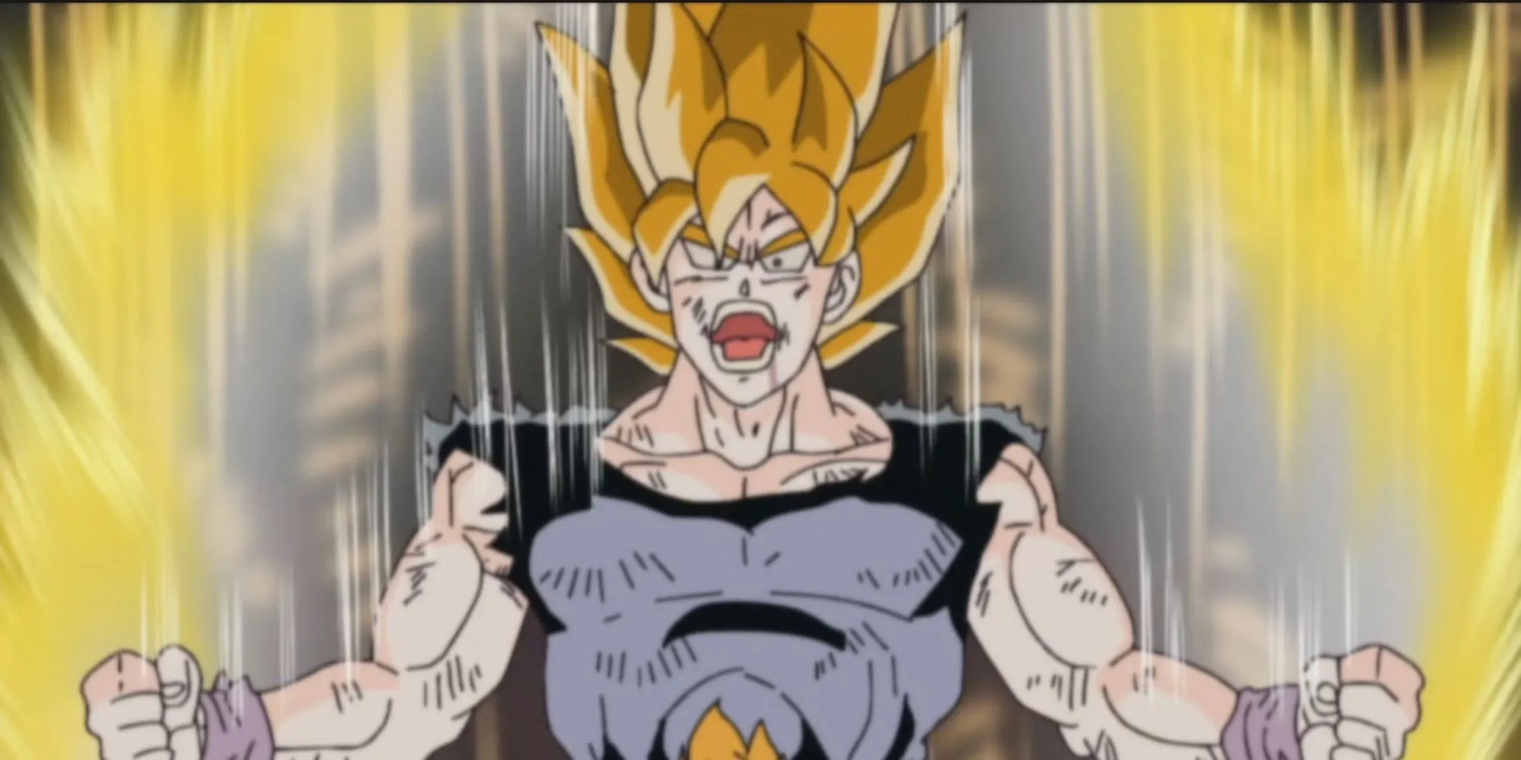 Goku Super Saiyan trong trận chiến kinh hoàng với Frieza