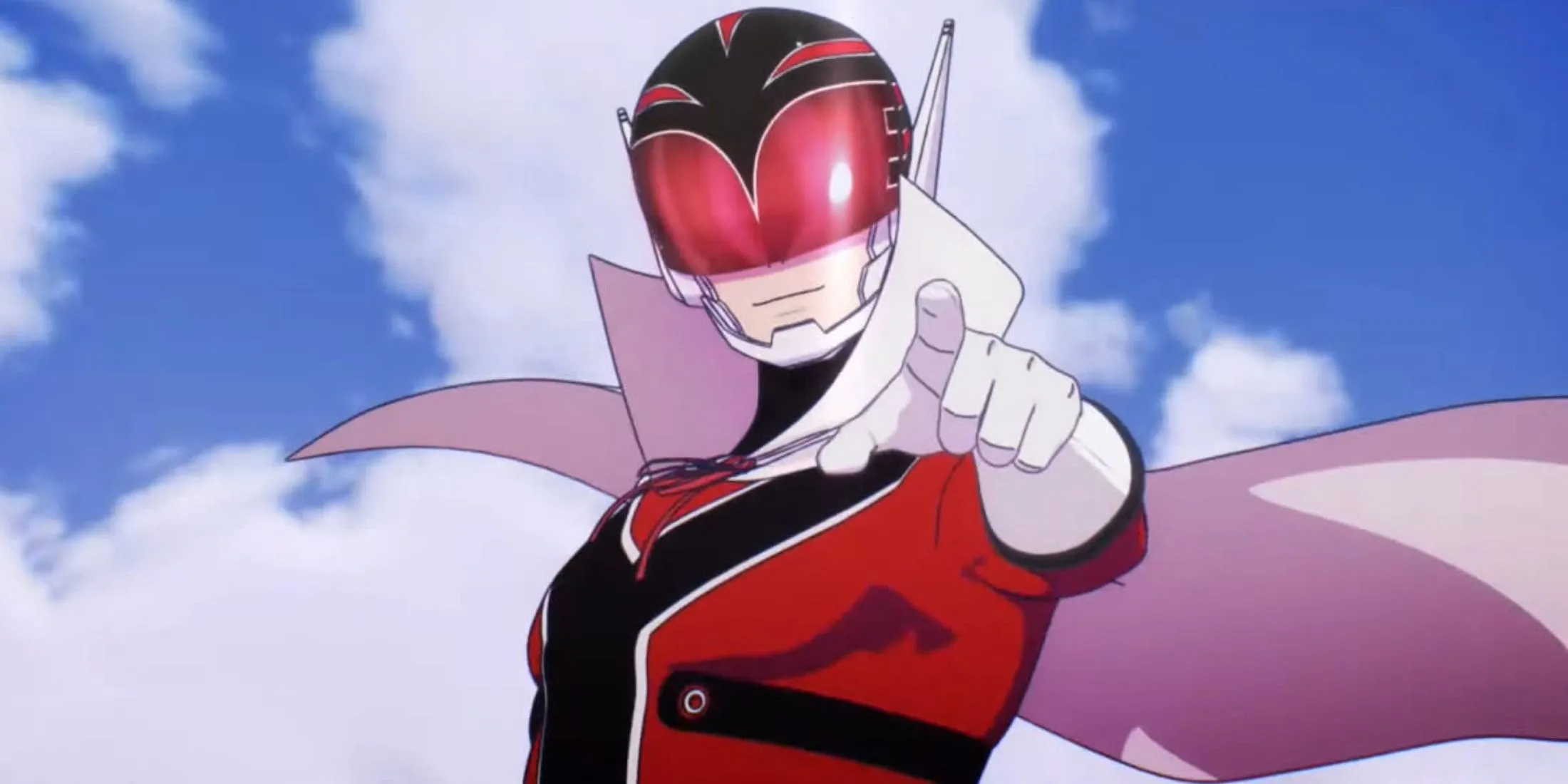 Hình ảnh chính thức của anime Go! Go! Loser Ranger! Mùa 2, thể hiện các nhân vật chính trong trang phục siêu anh hùng.