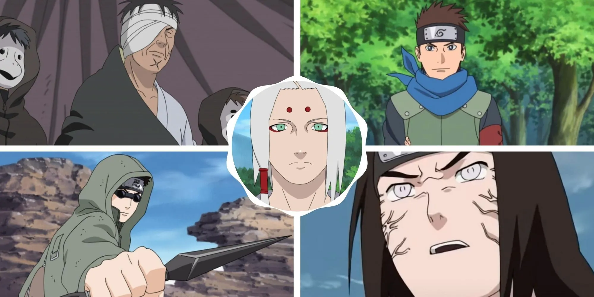 Hình ảnh đặc trưng của series Naruto, giới thiệu về mối quan hệ thầy trò