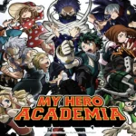 Hình ảnh đại diện hoặc poster về mùa 5 của anime My Hero Academia, mùa phim tập trung vào các arc đào tạo chung và liên minh tội phạm