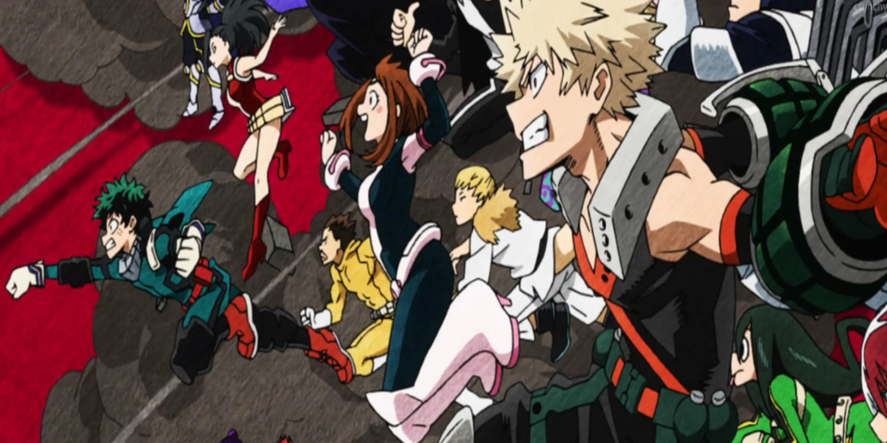 Hình ảnh hoặc poster về mùa 2 anime My Hero Academia, mùa phim với arc Đại hội thể thao U.A. và sát thủ anh hùng Stain