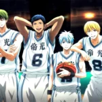 Hình ảnh Kuroko Tetsuya thời còn chơi cho đội bóng rổ trường trung học Teiko trong OVA Tip Off