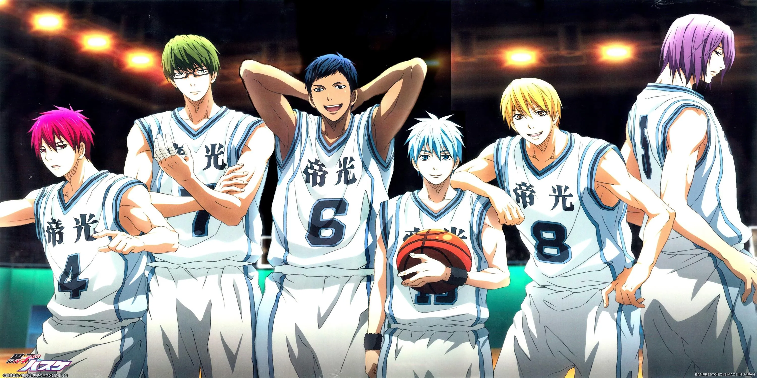 Hình ảnh Kuroko Tetsuya thời còn chơi cho đội bóng rổ trường trung học Teiko trong OVA Tip Off