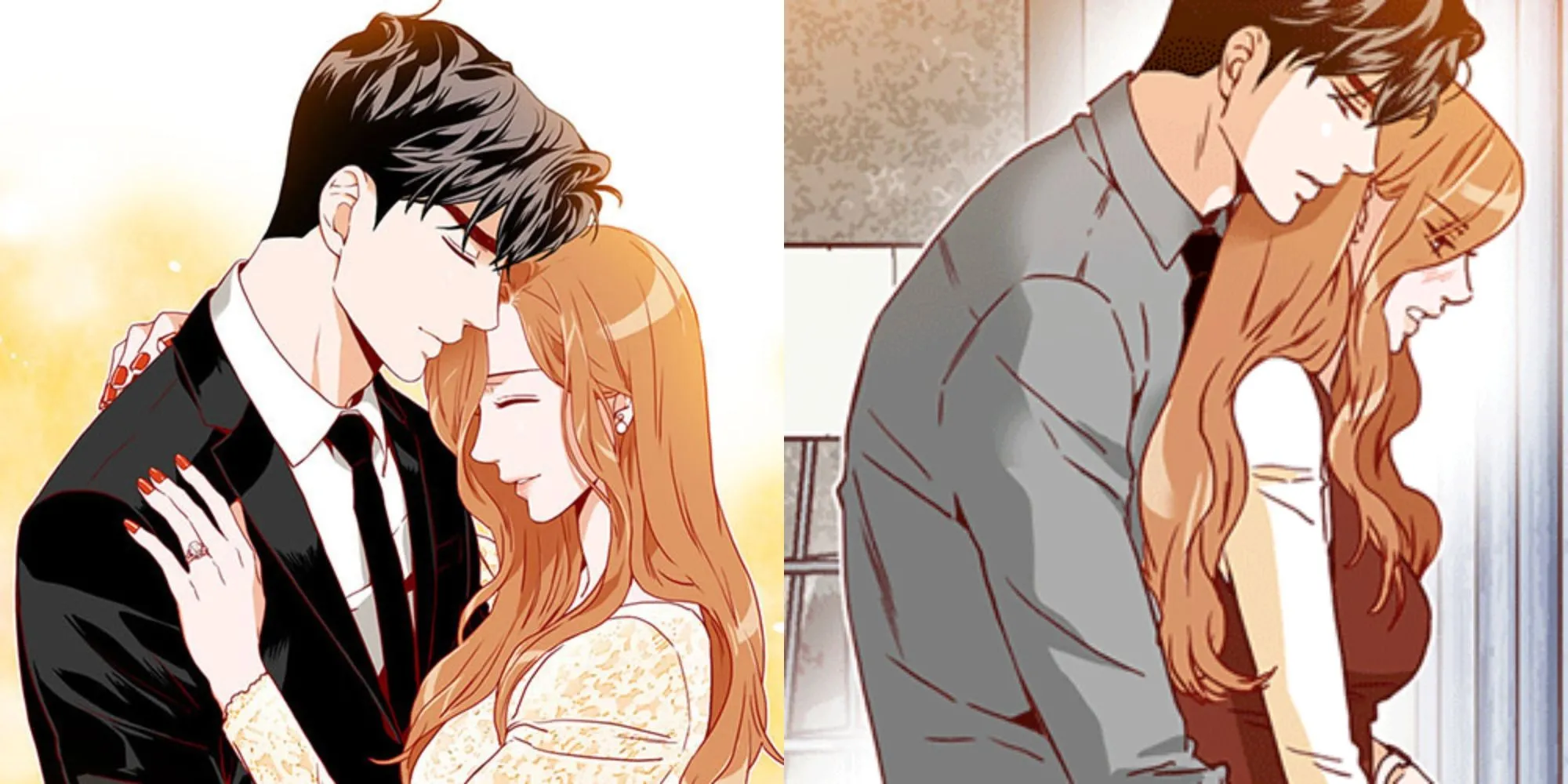 Hình ảnh Phó Chủ tịch Lee Young-jun và Thư ký Kim Mi-so trong Webtoon What’s Wrong with Secretary Kim?