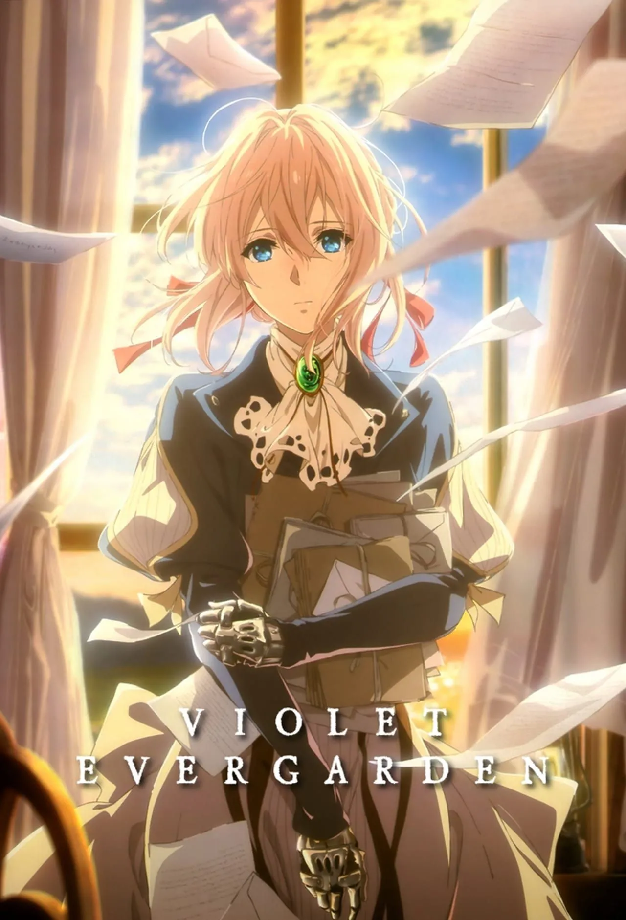 Hình ảnh quảng bá anime Violet Evergarden với nét vẽ tuyệt đẹp của Kyoto Animation