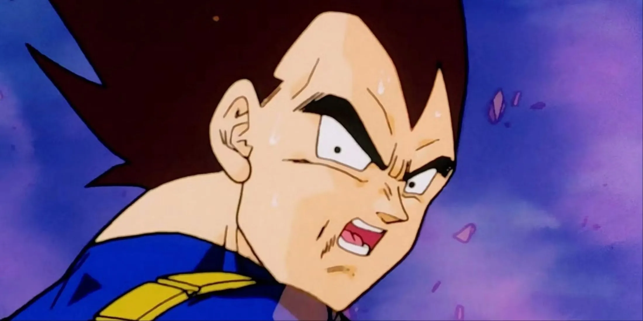 Hoàng tử Saiyan Vegeta phẫn nộ và đau buồn trước cái chết của Trunks bởi Cell Hoàn Hảo