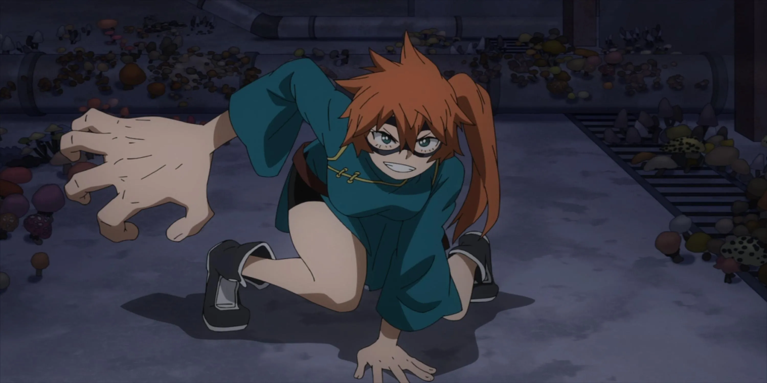 Itsuka Kendo, đại diện lớp 1-B sử dụng Quirk Nắm Đấm Lớn trong My Hero Academia