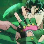 Jonathan Joestar thực hiện tư thế che mặt bằng bàn tay, thể hiện sự quý phái trong Phantom Blood