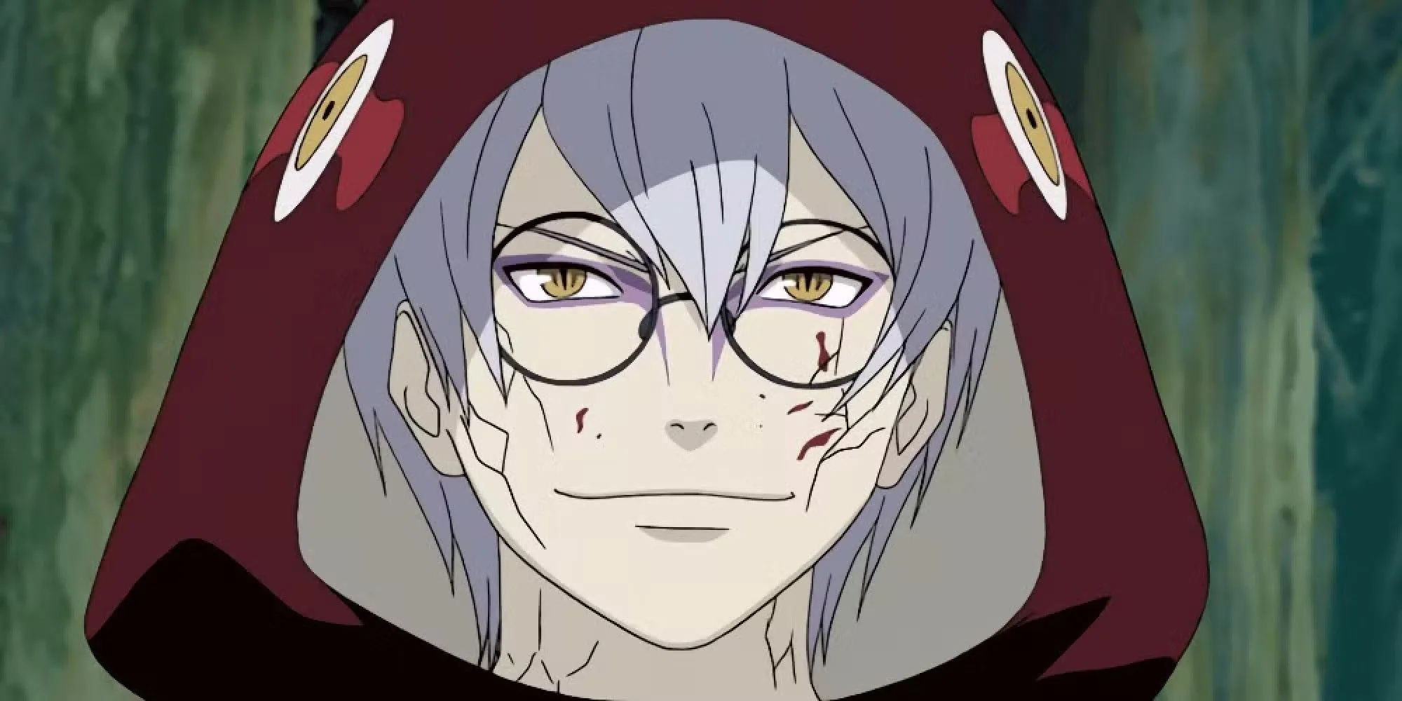 Kabuto Yakushi, cánh tay phải của Orochimaru, kẻ hoàn thiện nhẫn thuật Uế Thổ Chuyển Sinh