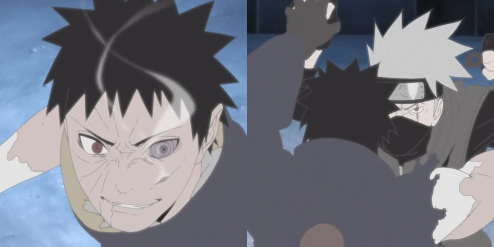Kakashi và Obito đối đầu bằng thể thuật trong không gian Kamui, trận chiến đầy ý nghĩa trong Naruto Shippuden tập 375