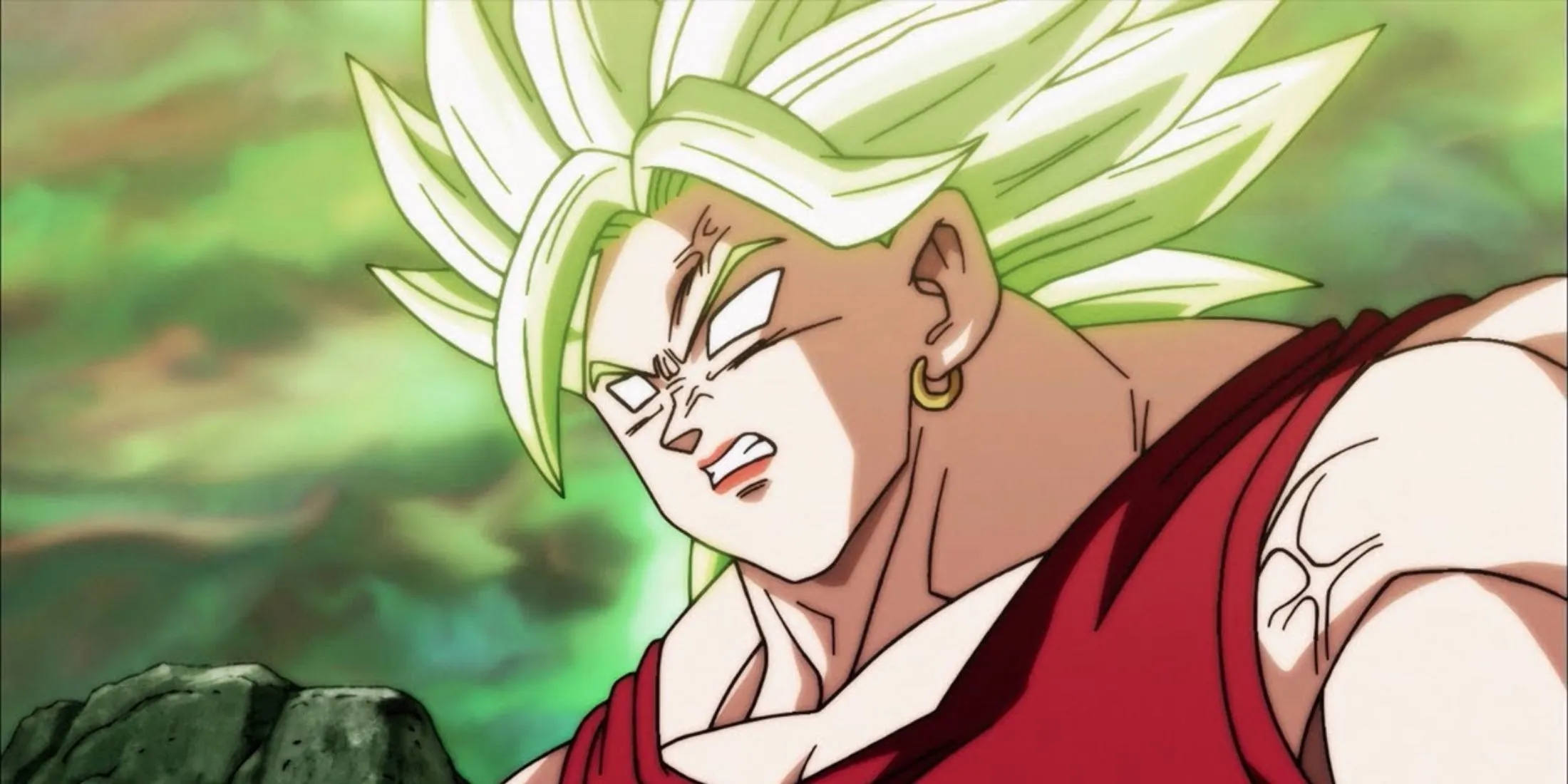 Kale trong Dragon Ball Super, nhân vật nữ sở hữu sức mạnh Super Saiyan Huyền thoại bị cho là phi logic.