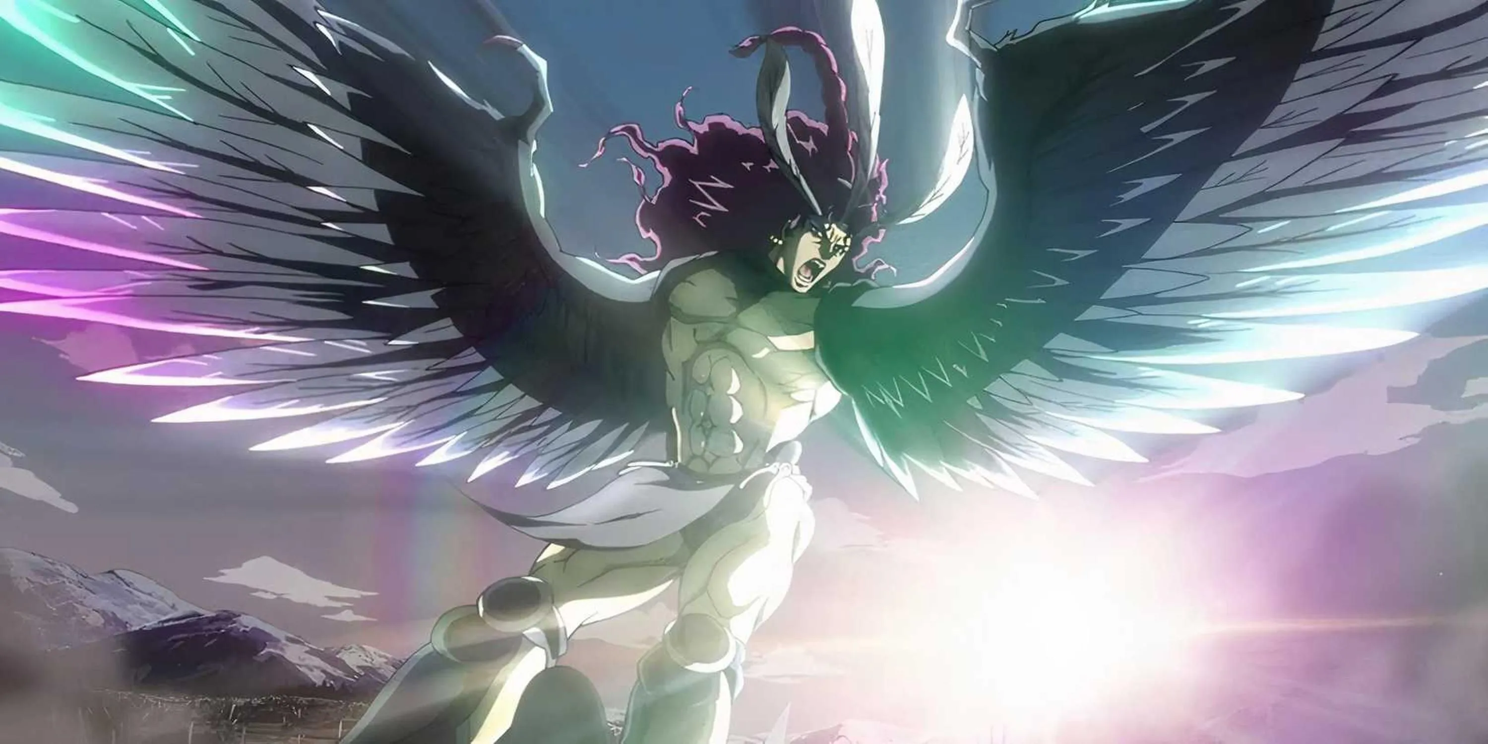 Kars trong JoJo's Bizarre Adventure sau khi trở thành Dạng Sống Tối Thượng, với hình dạng ấn tượng và khả năng bất tử
