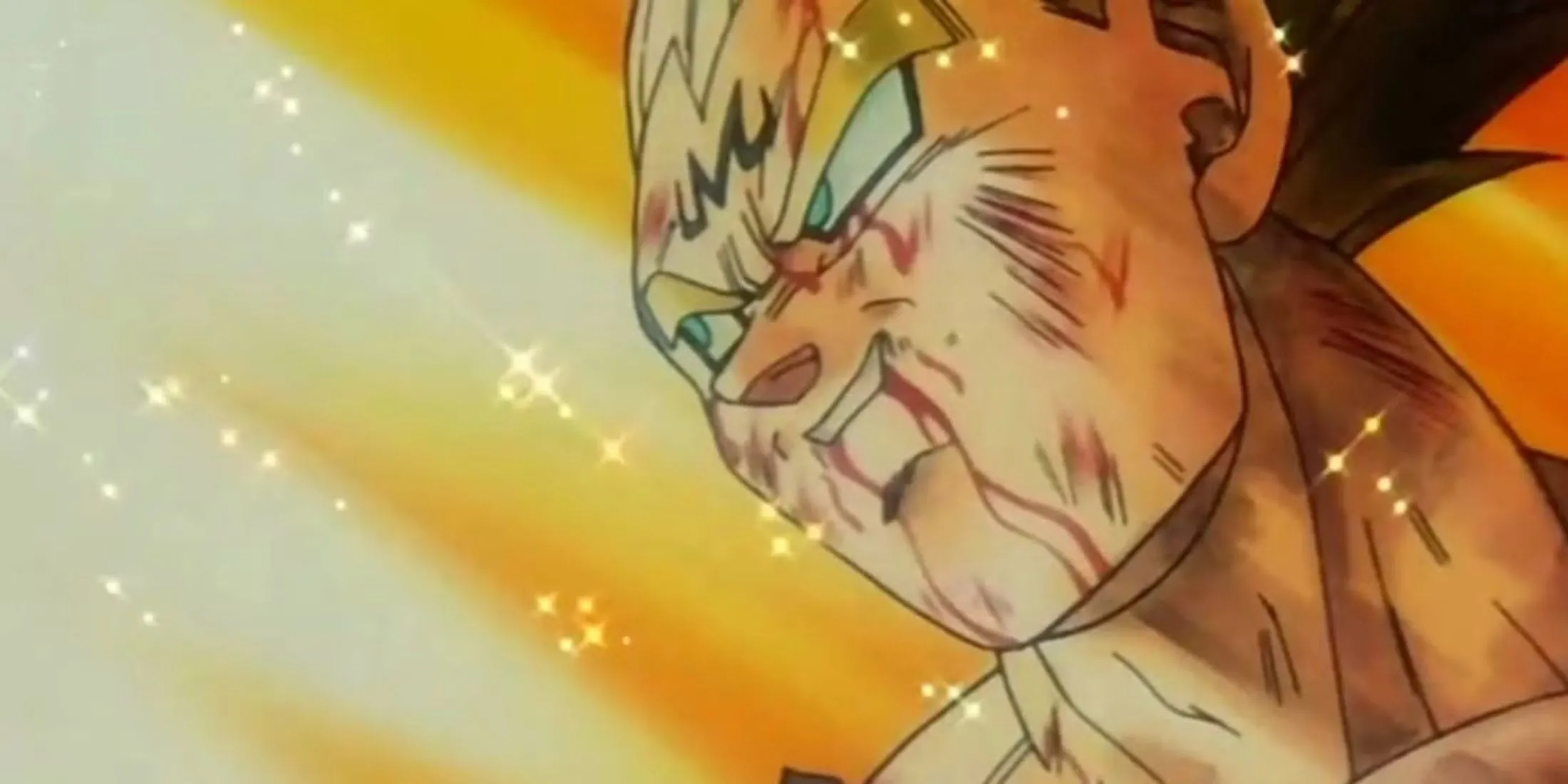 Khoảnh khắc bi tráng Vegeta thực hiện đòn Final Explosion, hy sinh bản thân để cố gắng tiêu diệt Majin Buu