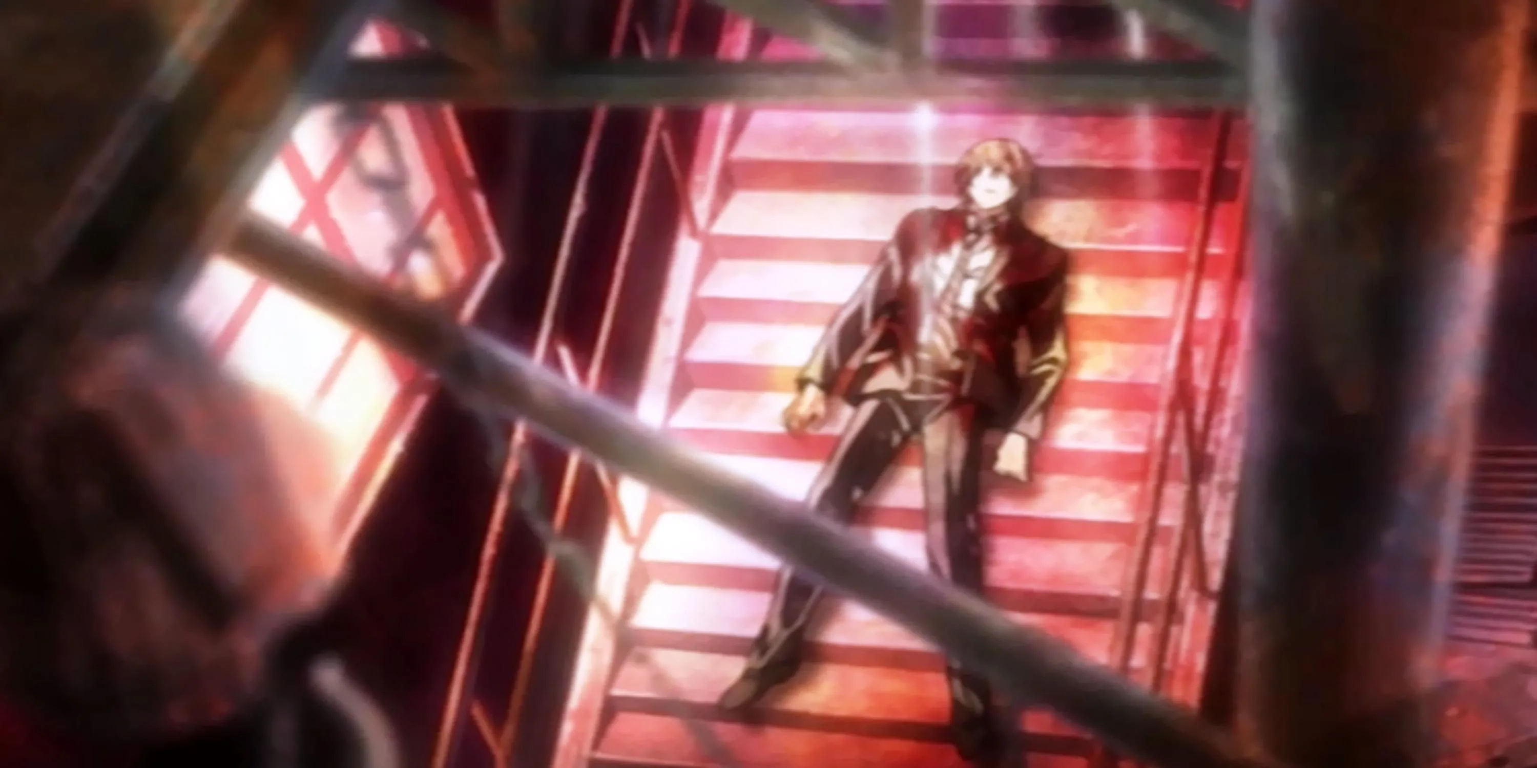 Khoảnh khắc cuối cùng của Light Yagami, thể hiện sự nhục nhã khi bị bắt trong Death Note