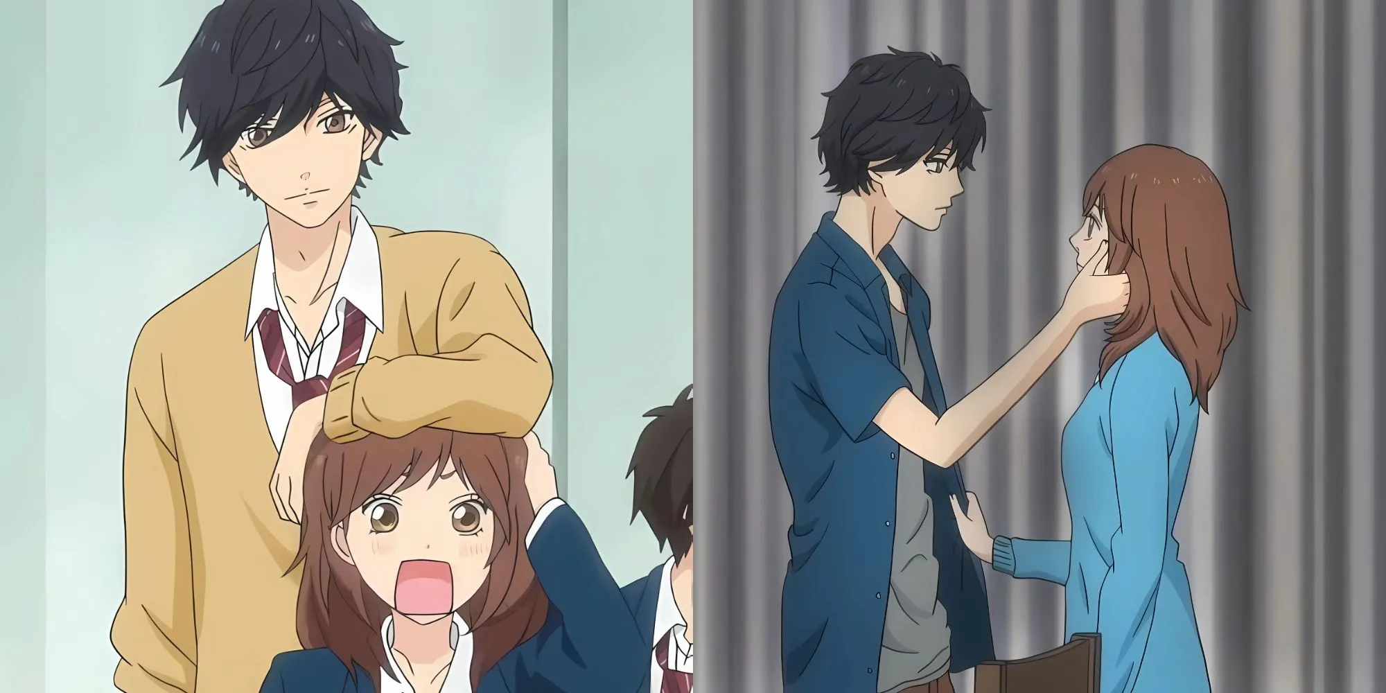 Khoảnh khắc tái ngộ của Kou Mabuchi và Futaba Yoshioka trong anime Ao Haru Ride