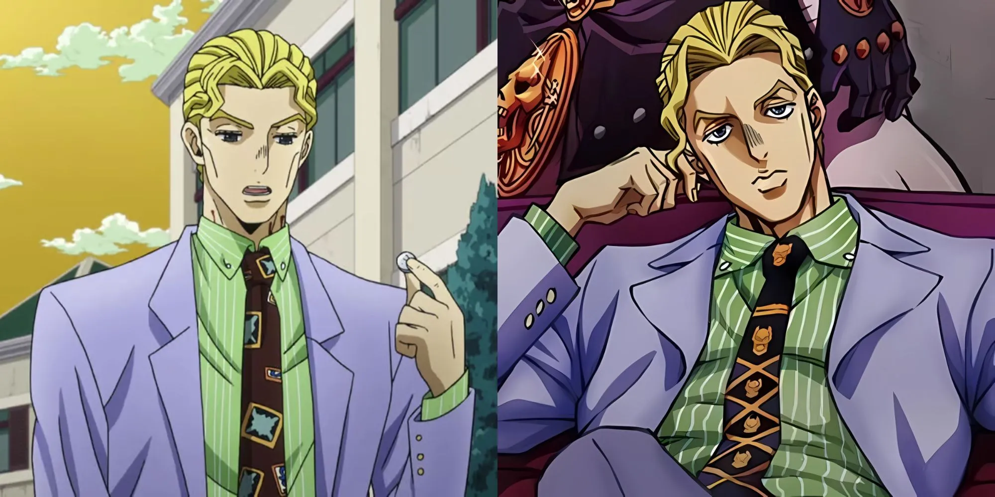 Kira Yoshikage trong JoJo với vẻ ngoài bình thường che giấu bản chất sát nhân điên loạn
