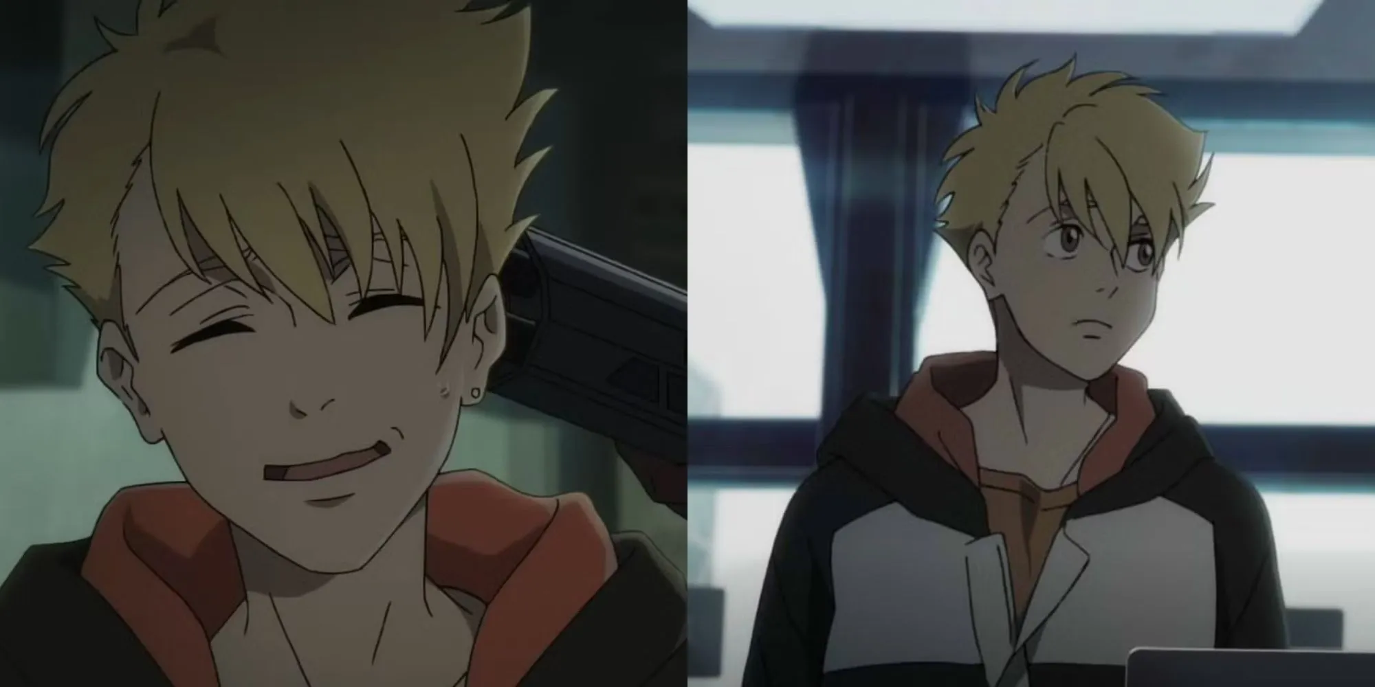 Leland điều khiển drone trong anime Lazarus