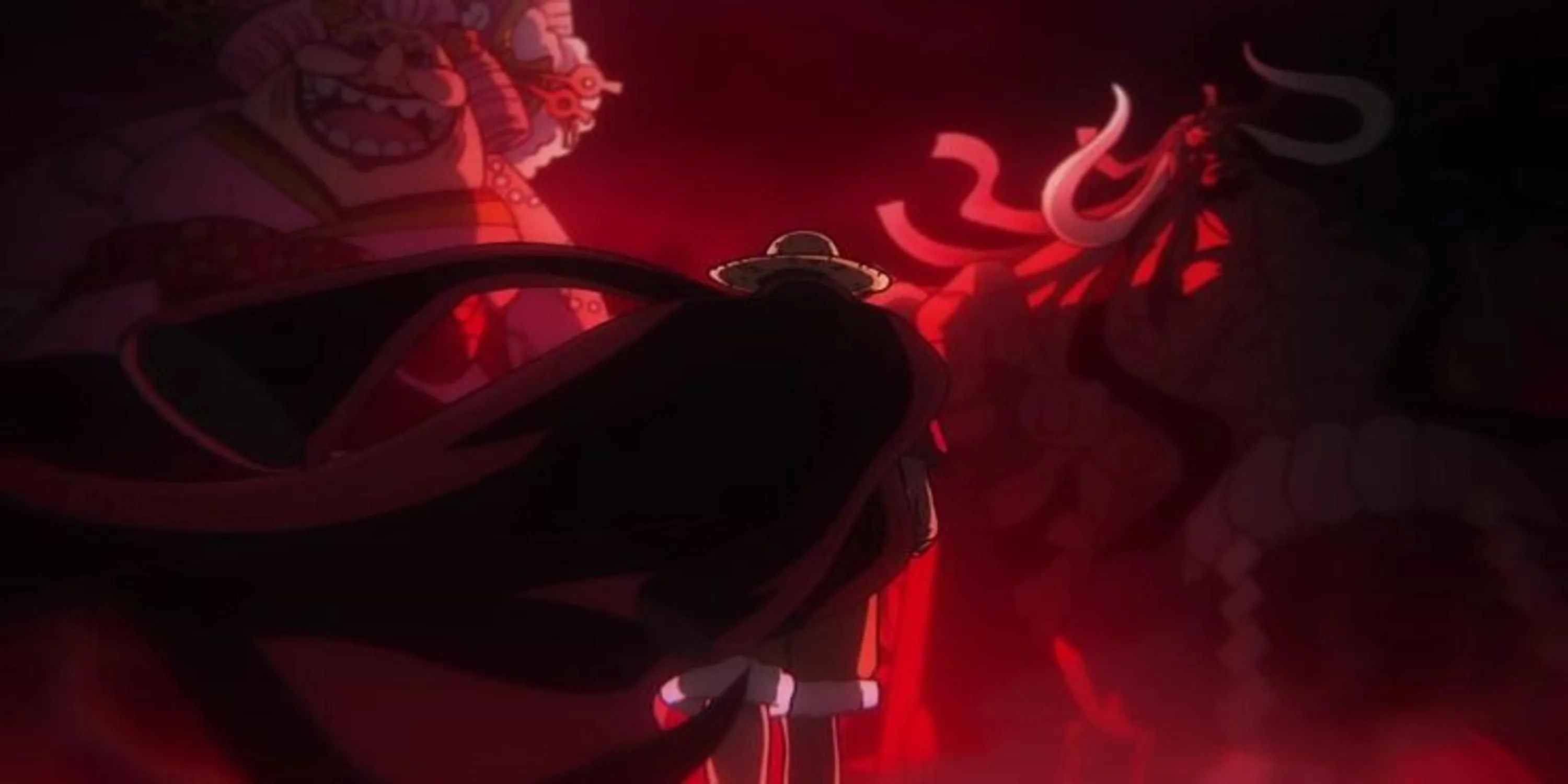 Luffy hiên ngang tiến về phía Kaido và Big Mom trên Mái Vòm Sọ