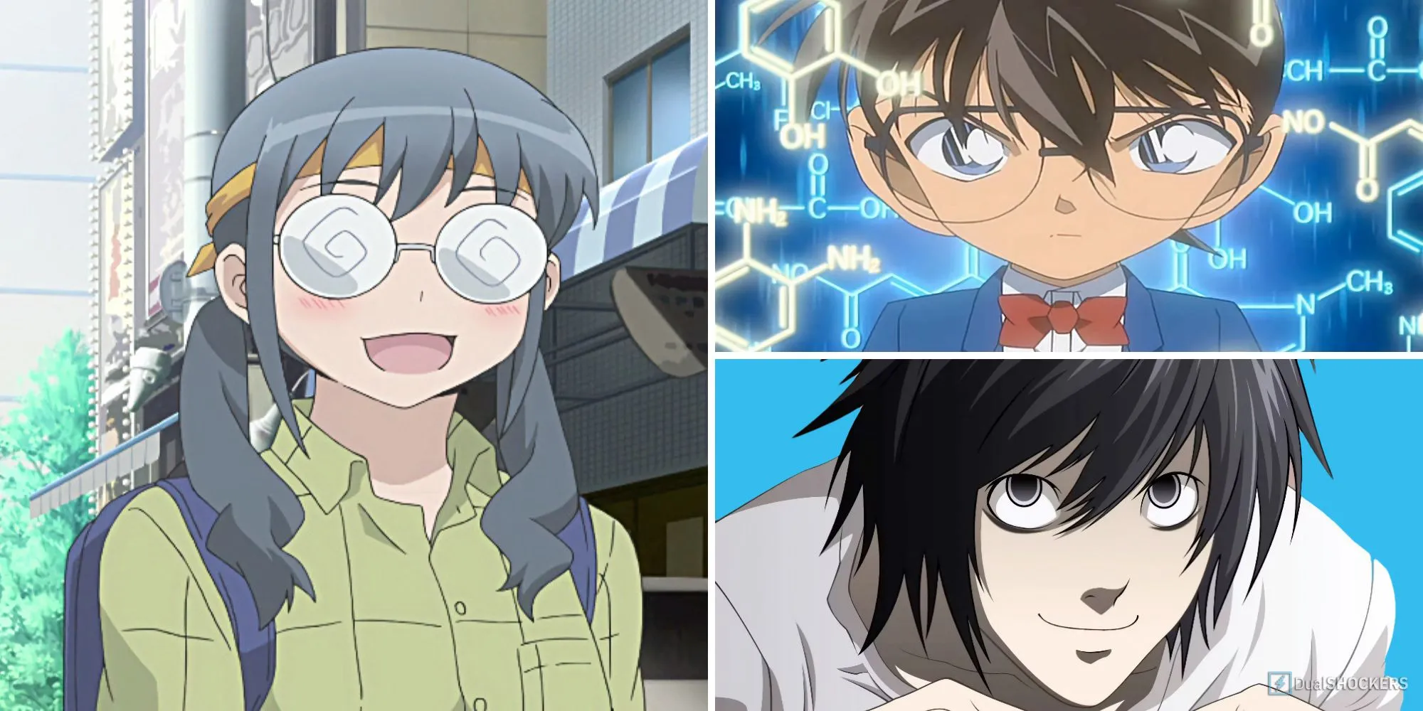 Một nhóm nhân vật anime được coi là mọt sách/thiên tài
