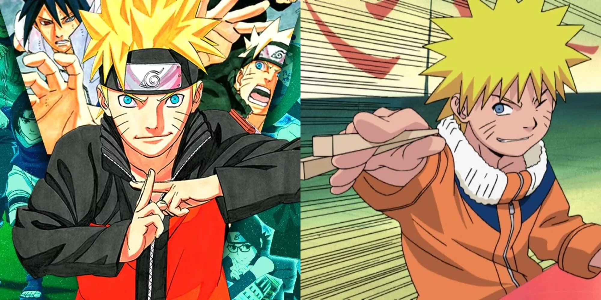 Naruto Uzumaki với headband làng Lá, nhân vật chính kiên cường và được yêu thích đã trở thành Hokage trong series Naruto
