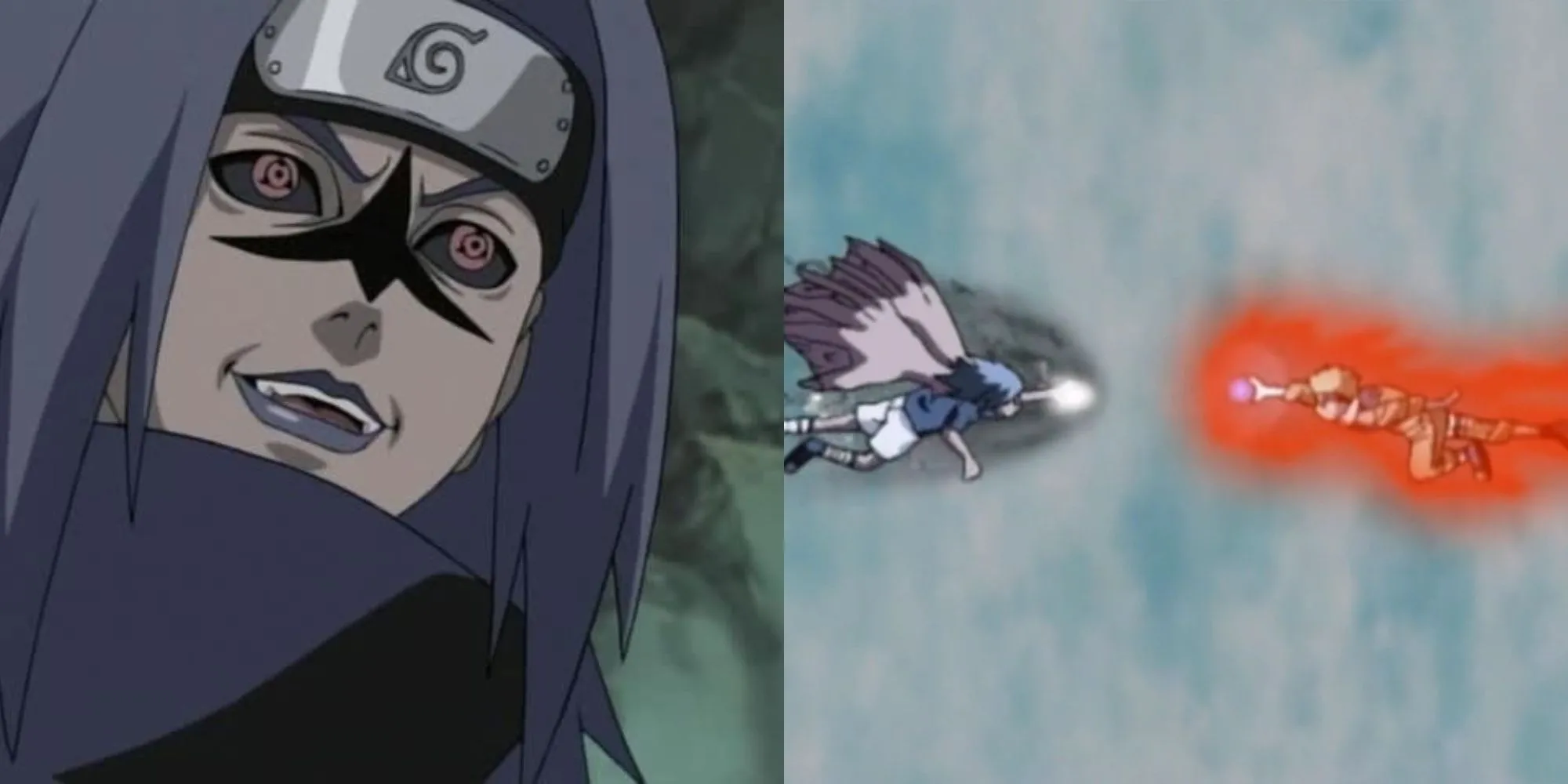 Naruto và Sasuke đối đầu lần đầu tại Thung lũng Tận cùng, cảnh biểu tượng trong Naruto tập 134