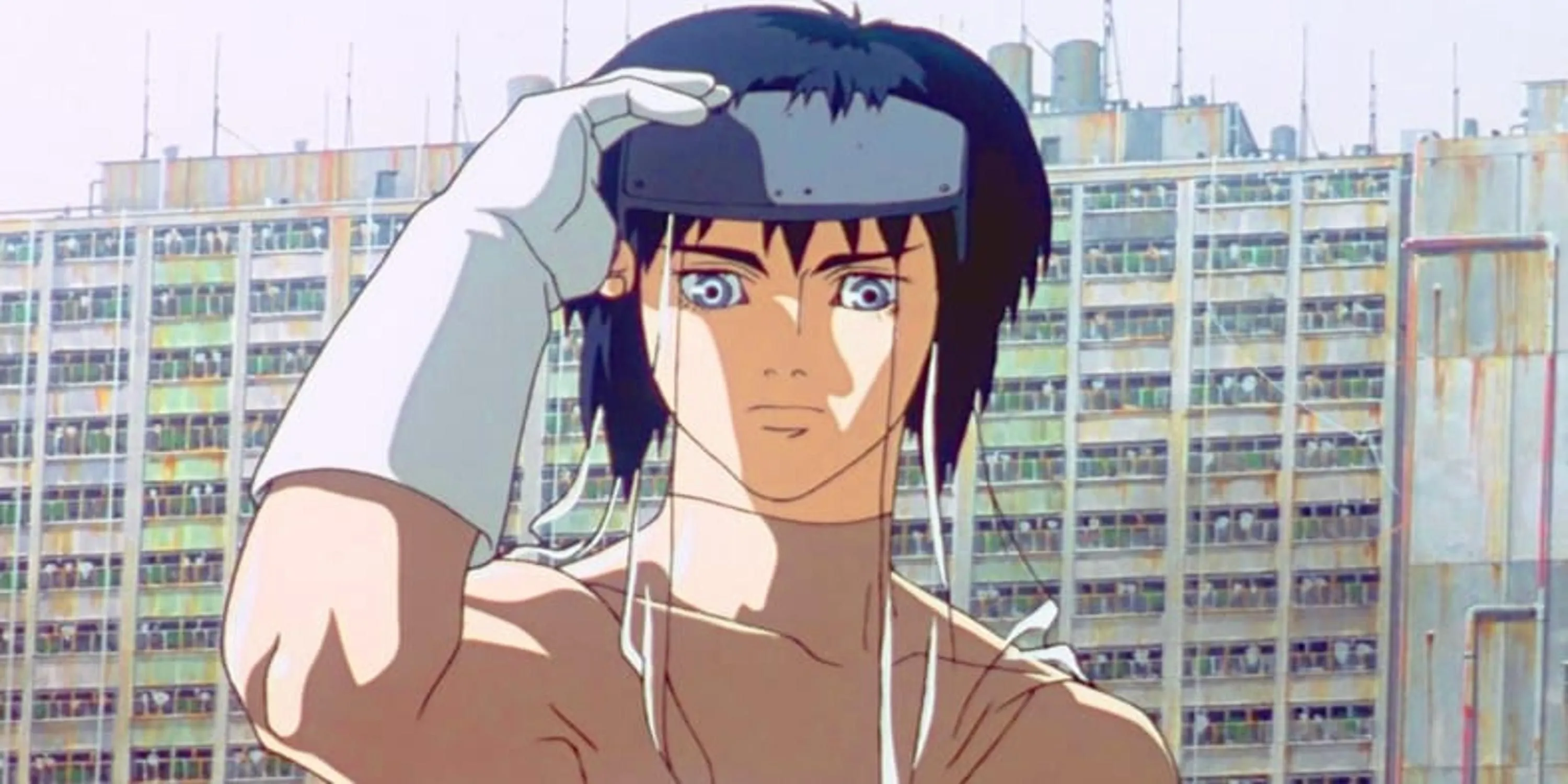 Nhân vật Motoko Kusanagi, cyborg chính trong anime Ghost in the Shell