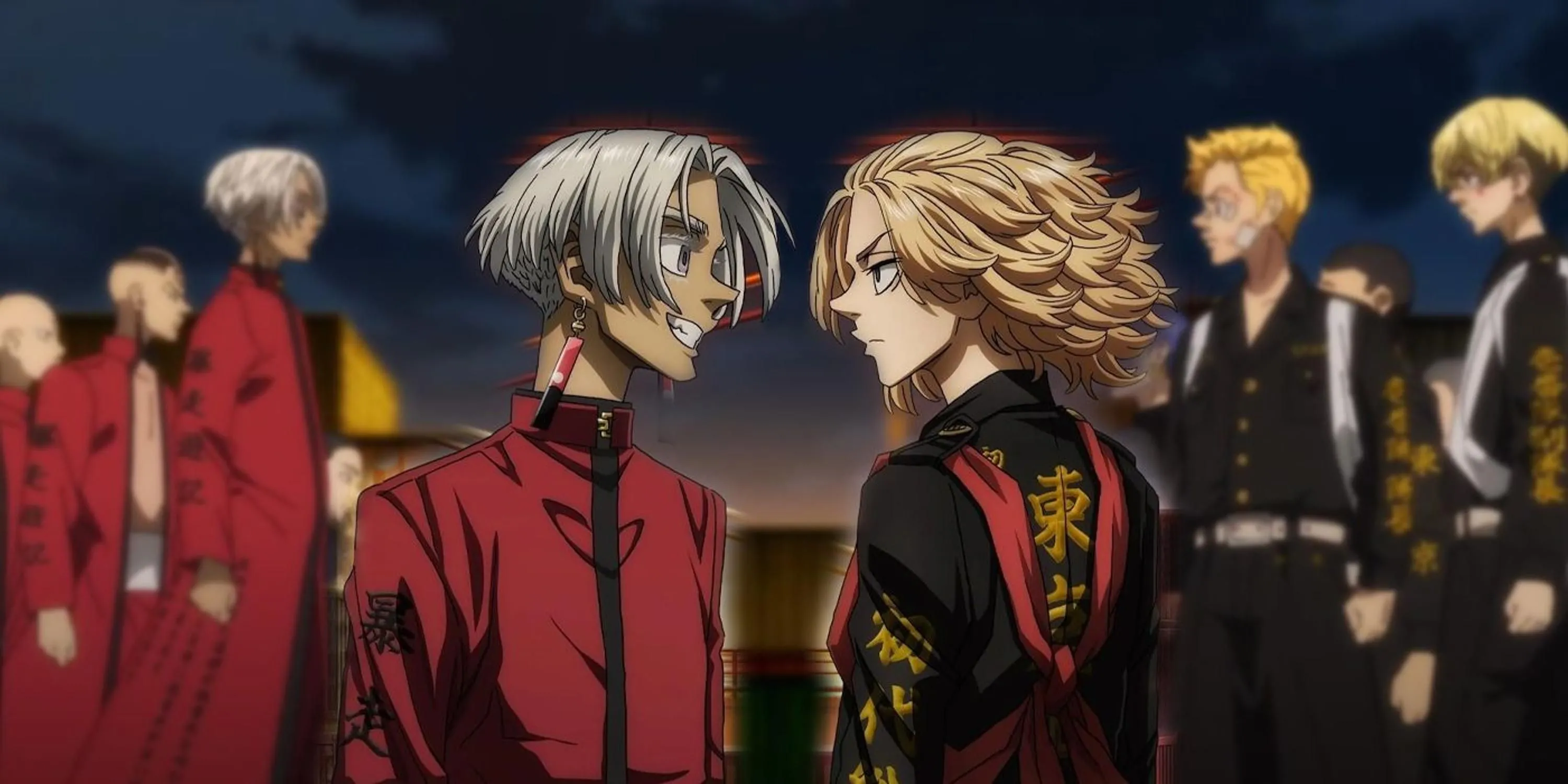 Nhân vật Takemichi và các thành viên Tokyo Manji Gang trong anime Tokyo Revengers