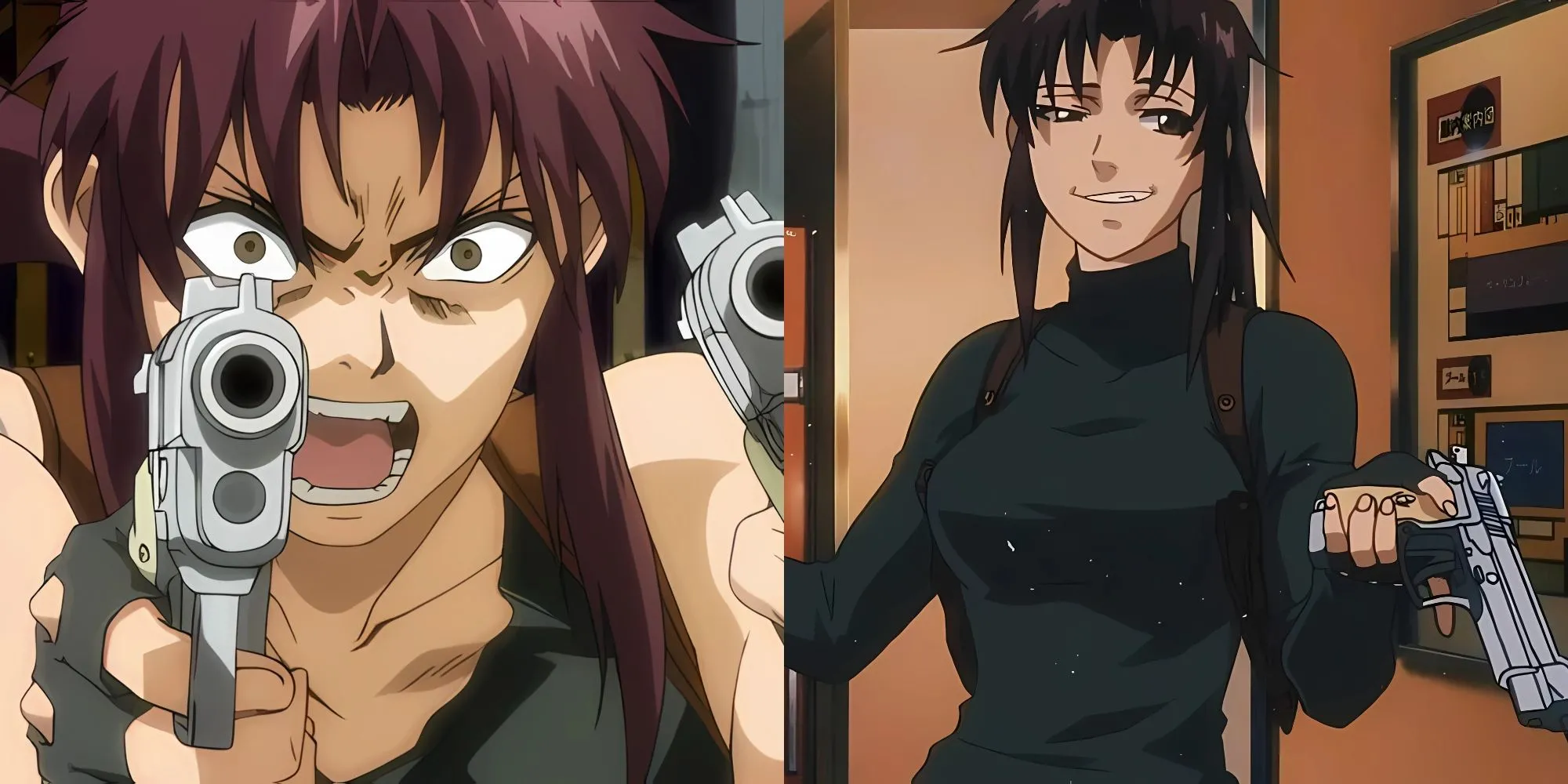 Revy với cặp súng lục Berettas đặc trưng trong Black Lagoon