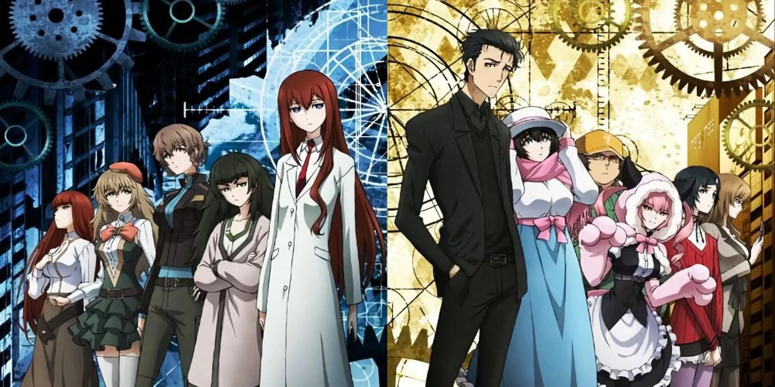 Rintarou Okabe, nhân vật chính của Steins;Gate, trong phòng thí nghiệm