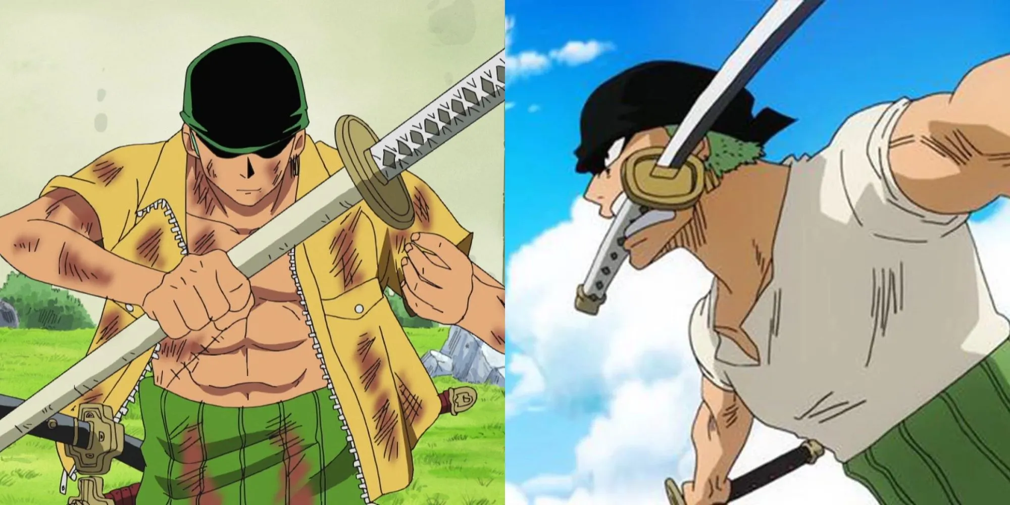 Roronoa Zoro cầm Wado Ichimonji