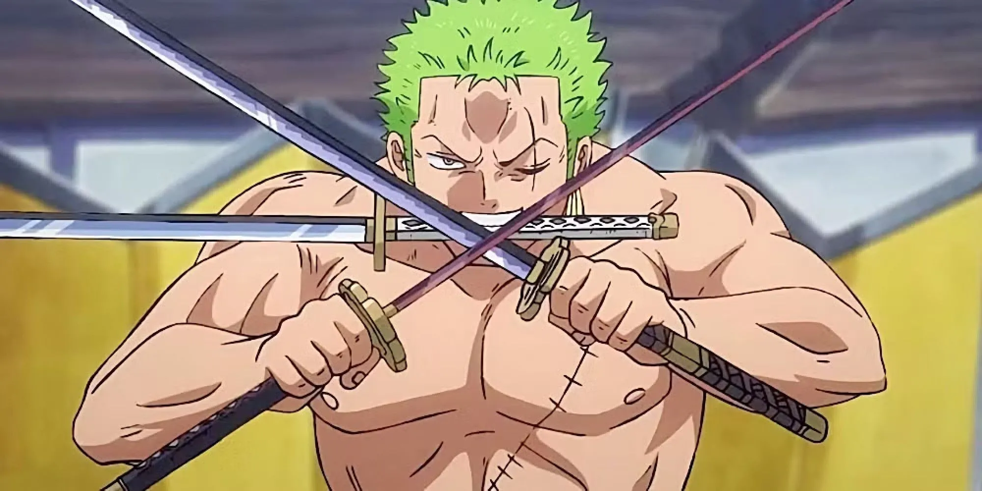 Roronoa Zoro 'Thợ Săn Hải Tặc' với phong cách Tam Kiếm trong One Piece