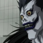 Ryuk, Shinigami với cuốn sổ Death Note, trong anime Death Note