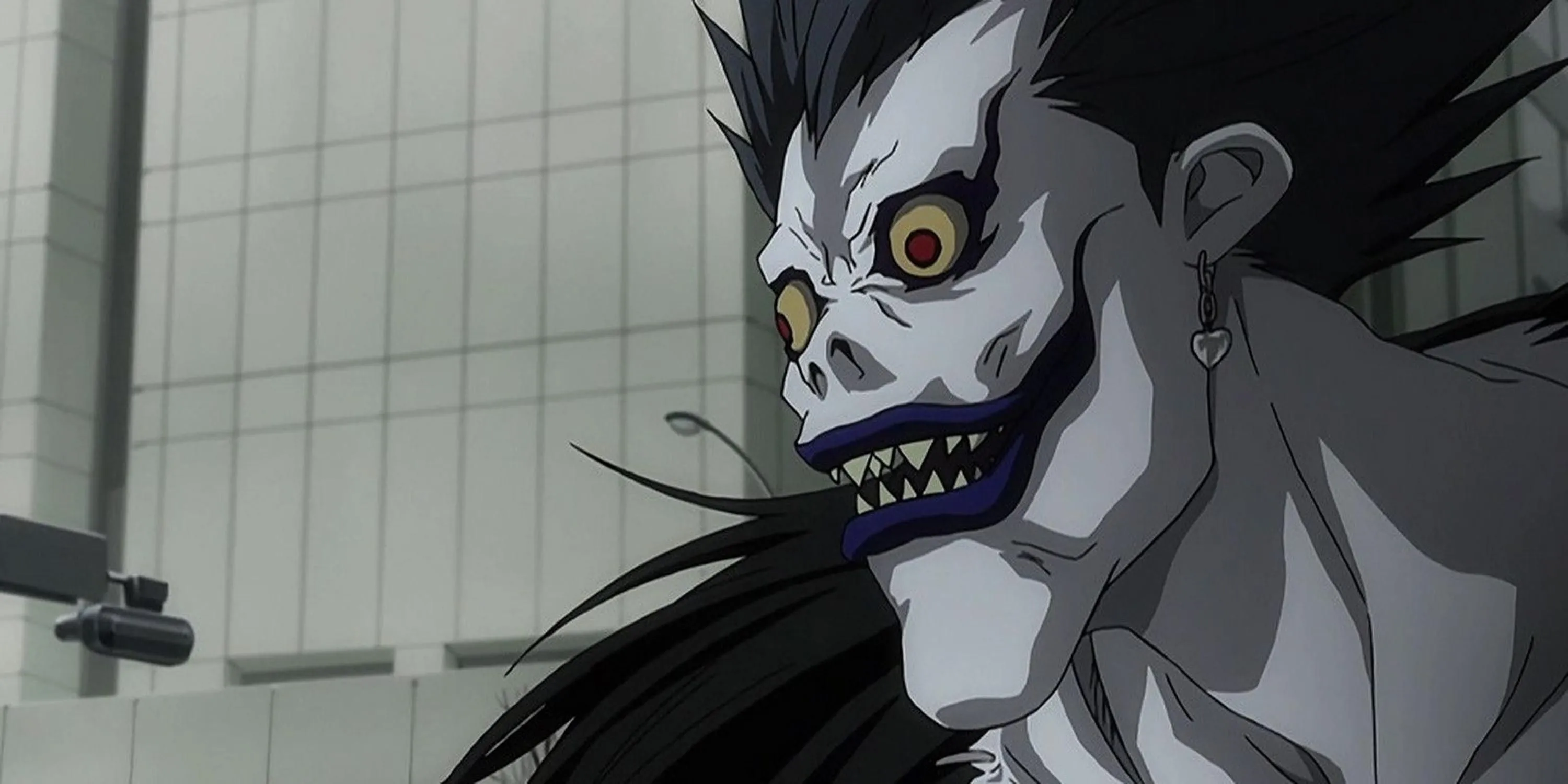 Ryuk, Shinigami với cuốn sổ Death Note, trong anime Death Note