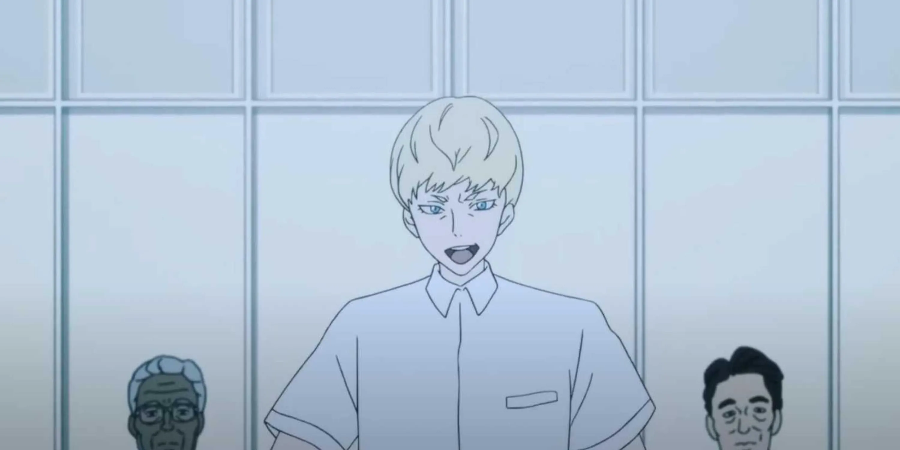 Satan với hình dạng thiên thần trong Devilman Crybaby, toát lên vẻ đẹp và sức mạnh hủy diệt đáng sợ