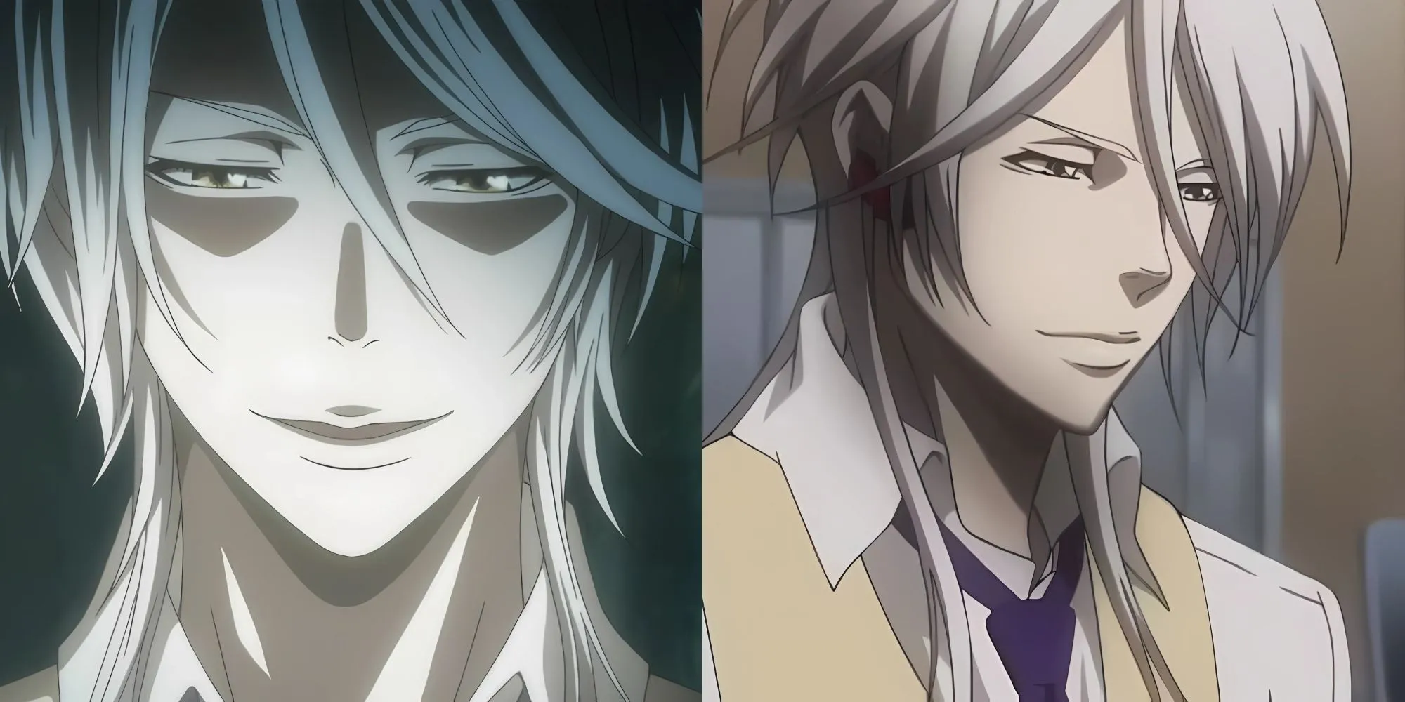 Shougo Makishima trong Psycho Pass với vẻ ngoài điềm tĩnh nhưng đầy nguy hiểm
