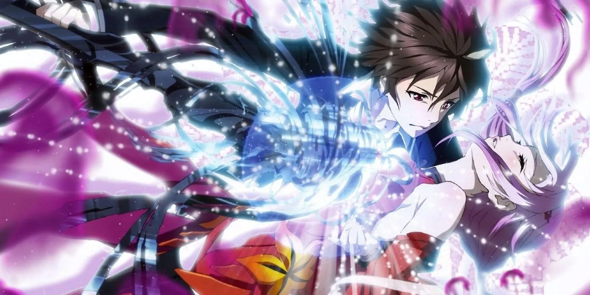 Shu Ouma kích hoạt sức mạnh Void Genome trong anime Guilty Crown